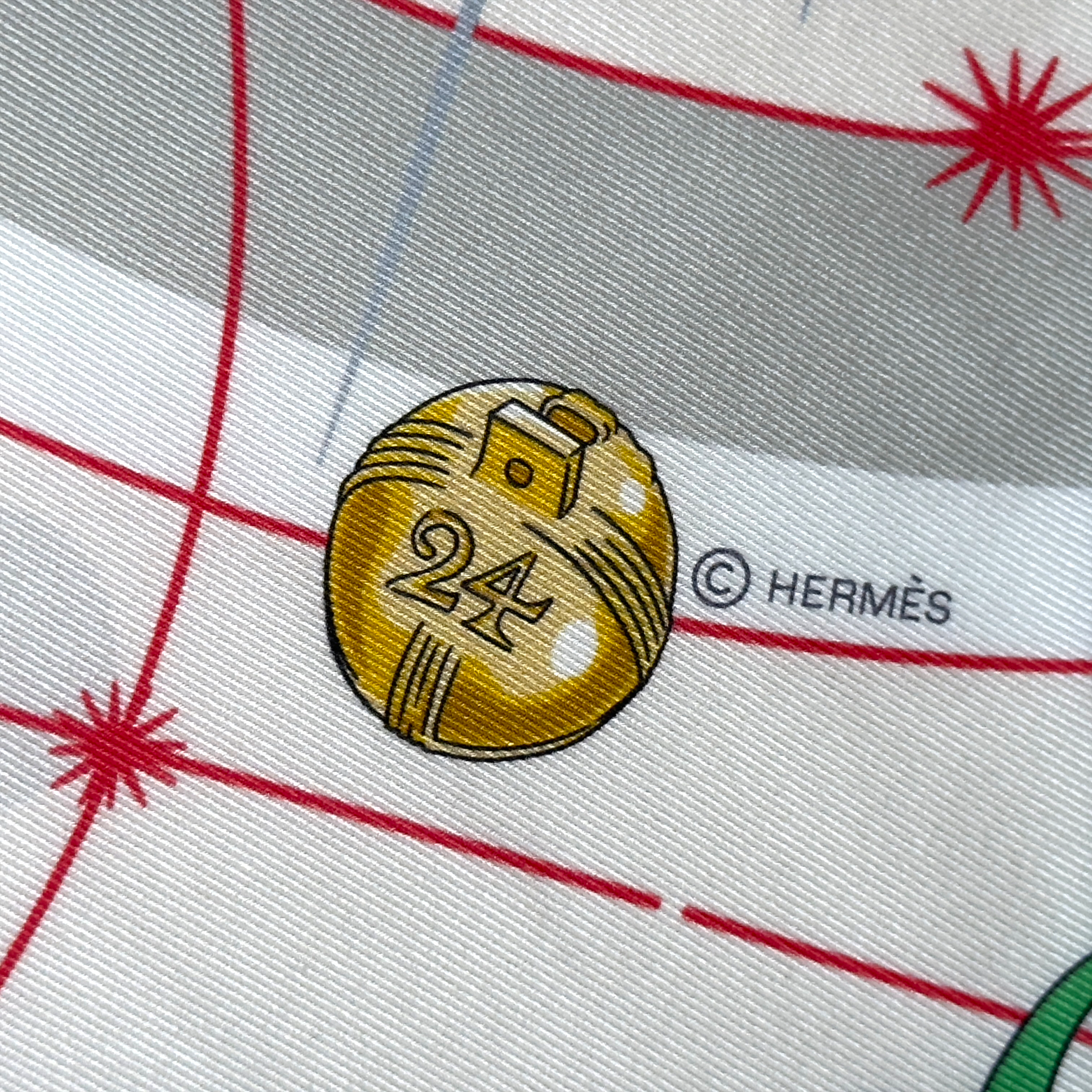 Carre Hermes chorus stellarum logo copyright hermes