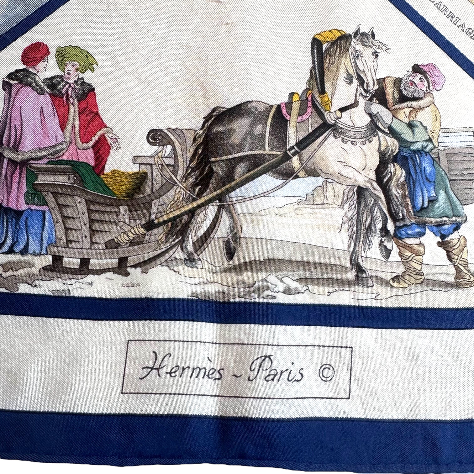 Voyages slaves - FOULARD HERMES 90 CM