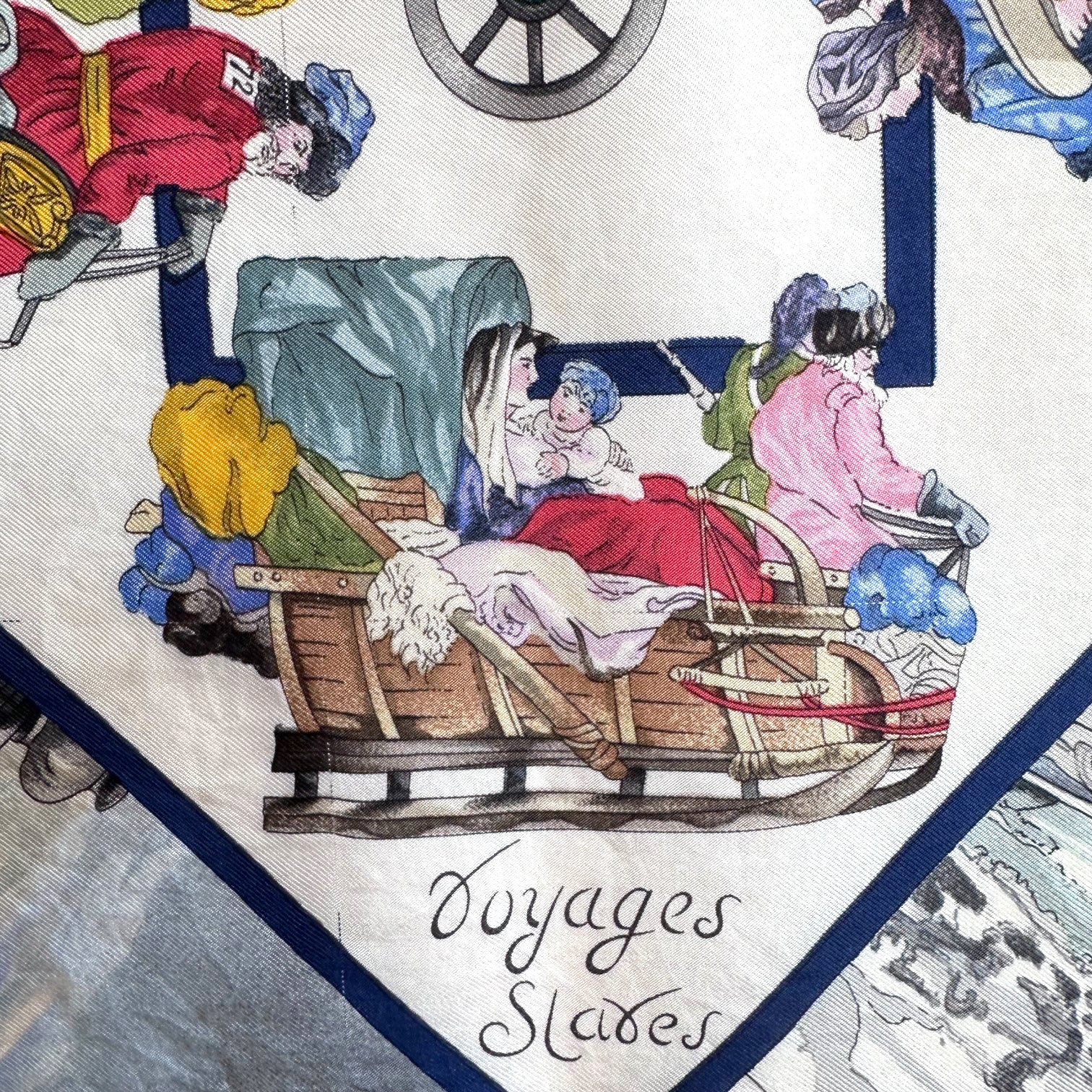 Voyages slaves - FOULARD HERMES 90 CM