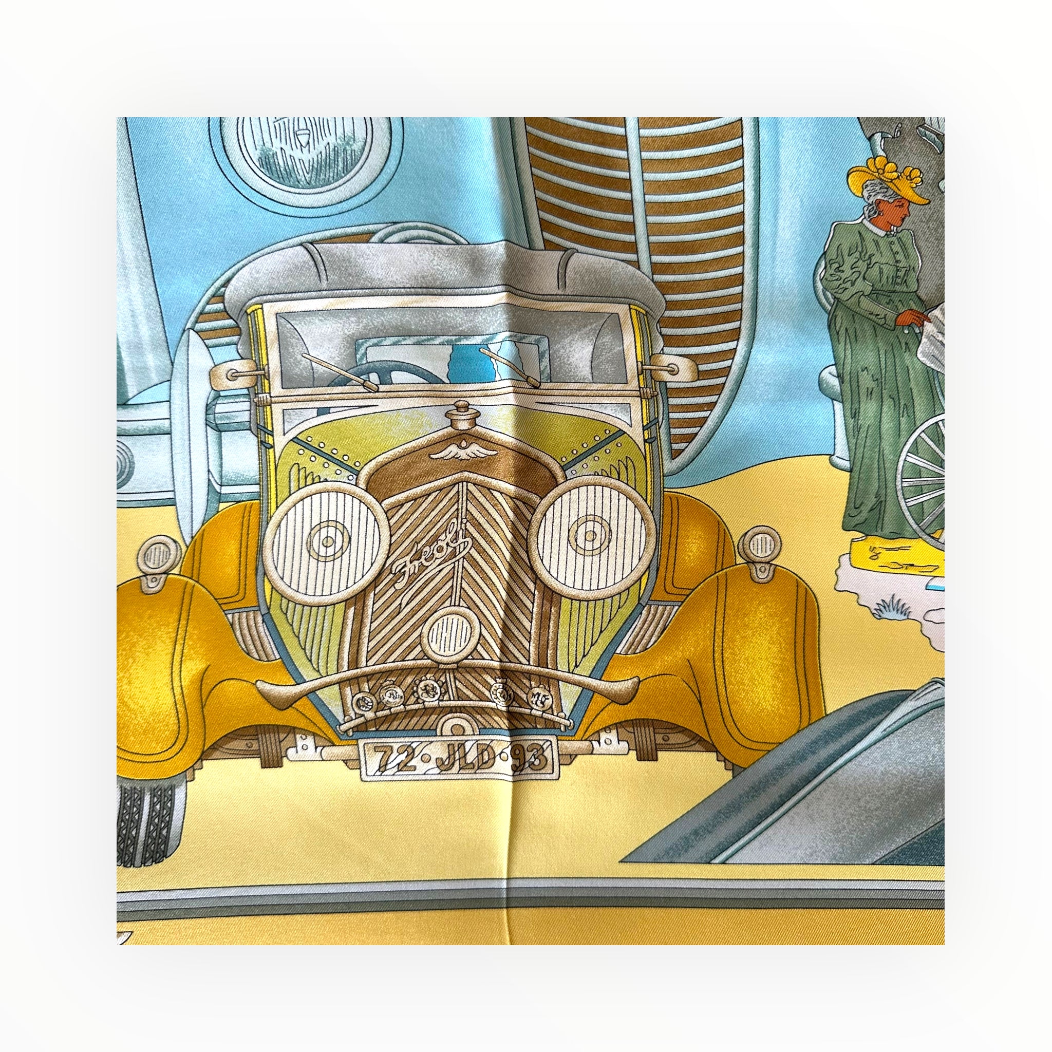 Automobile - FOULARD HERMES 90CM