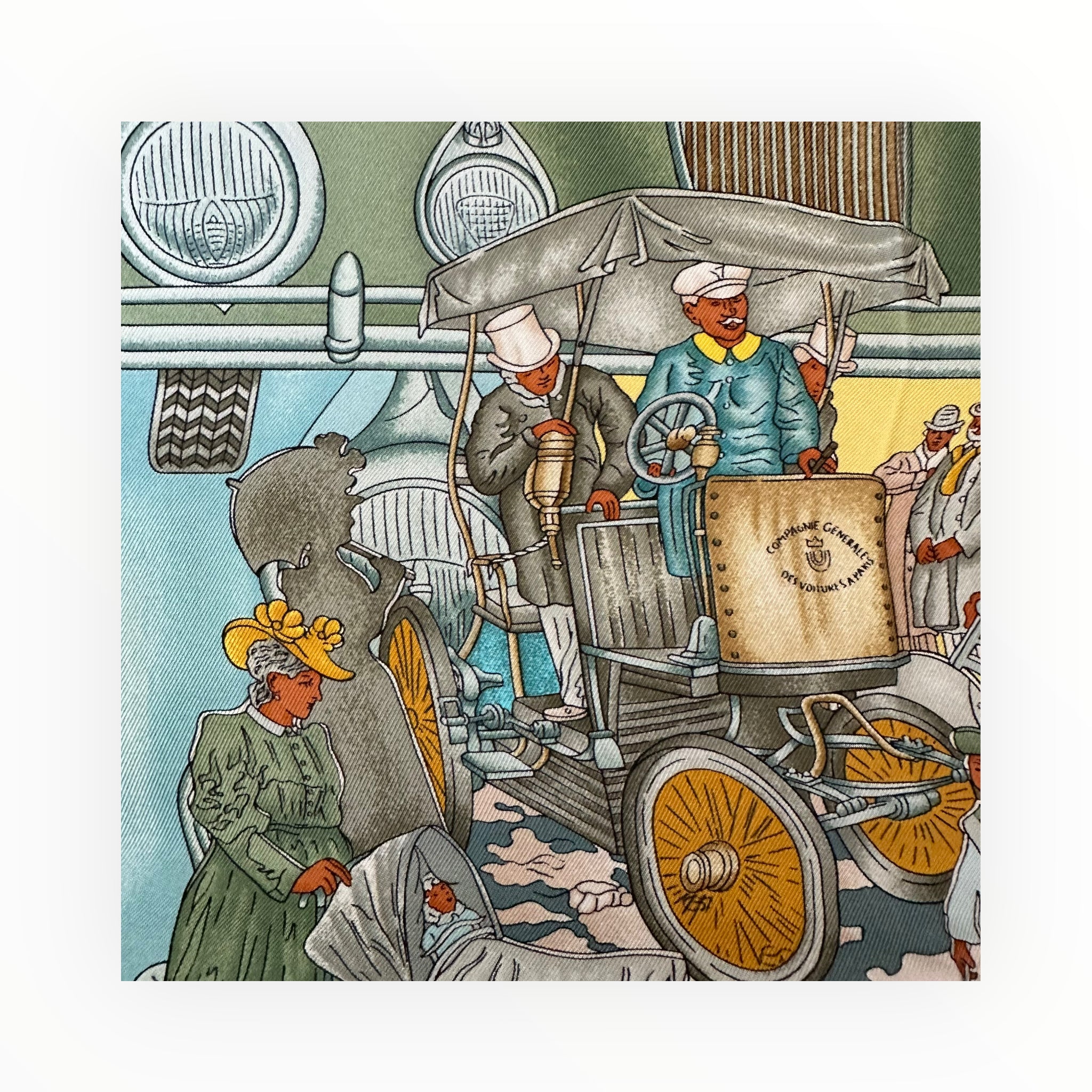 Automobile - FOULARD HERMES 90CM