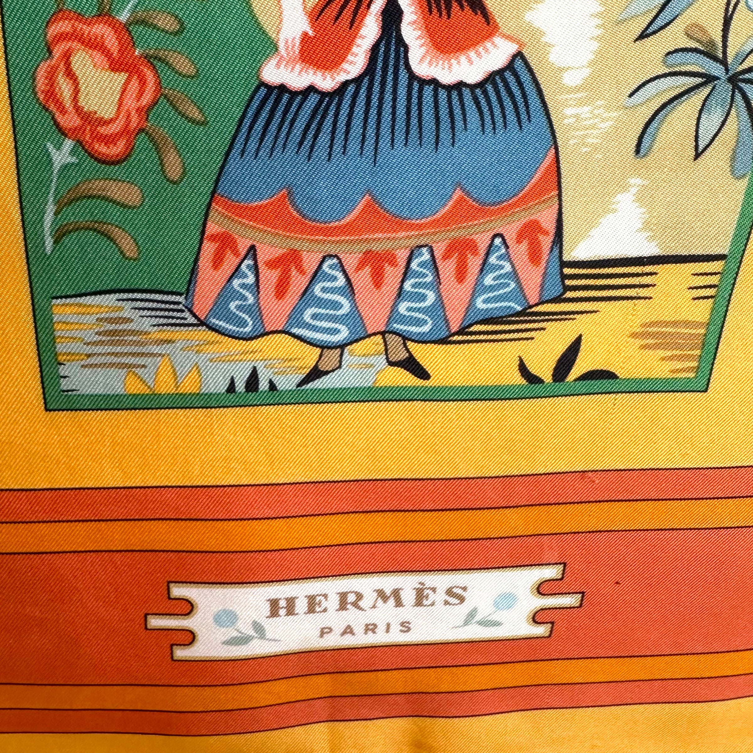 Imagerie - FOULARD HERMES 90cm