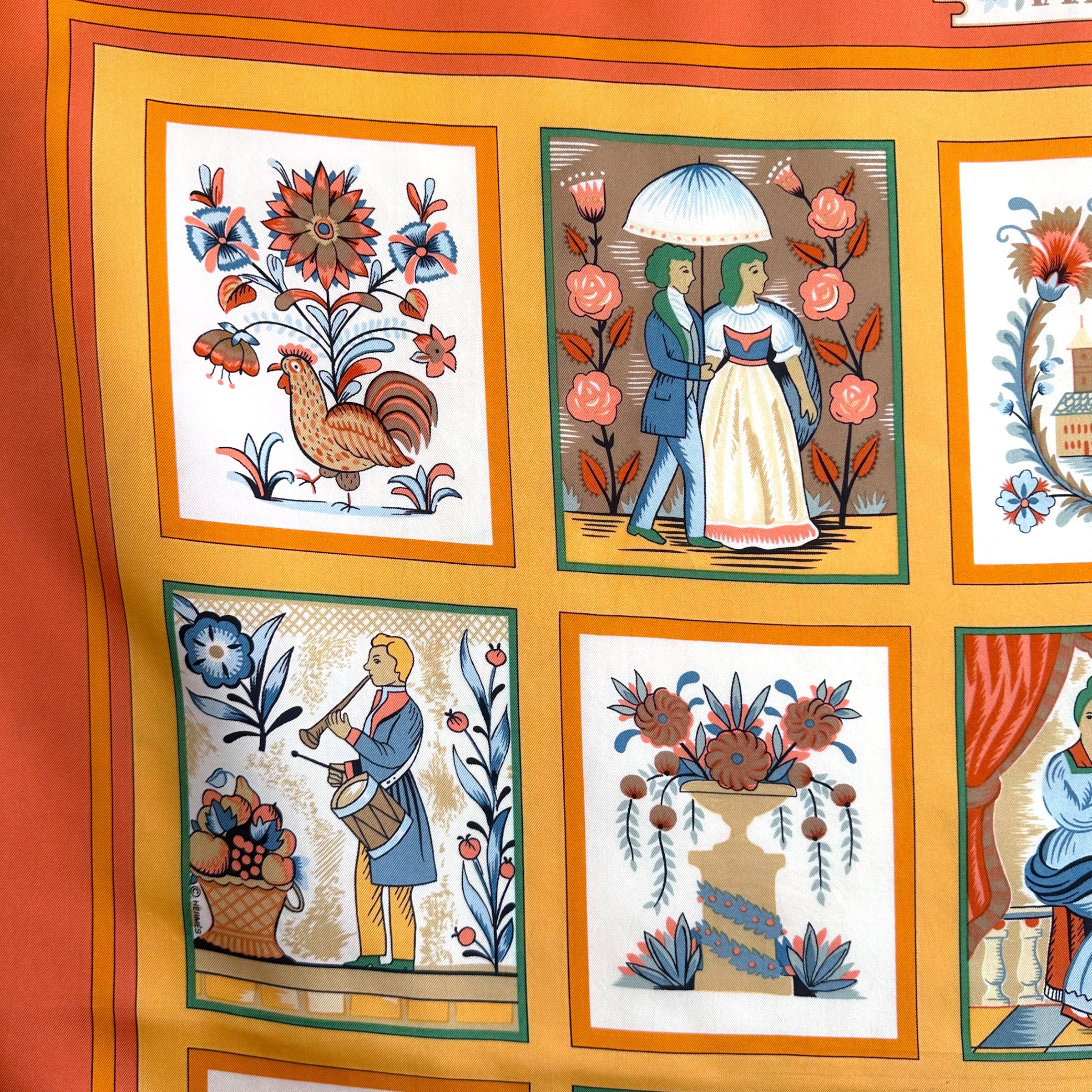 Imagerie - FOULARD HERMES 90cm