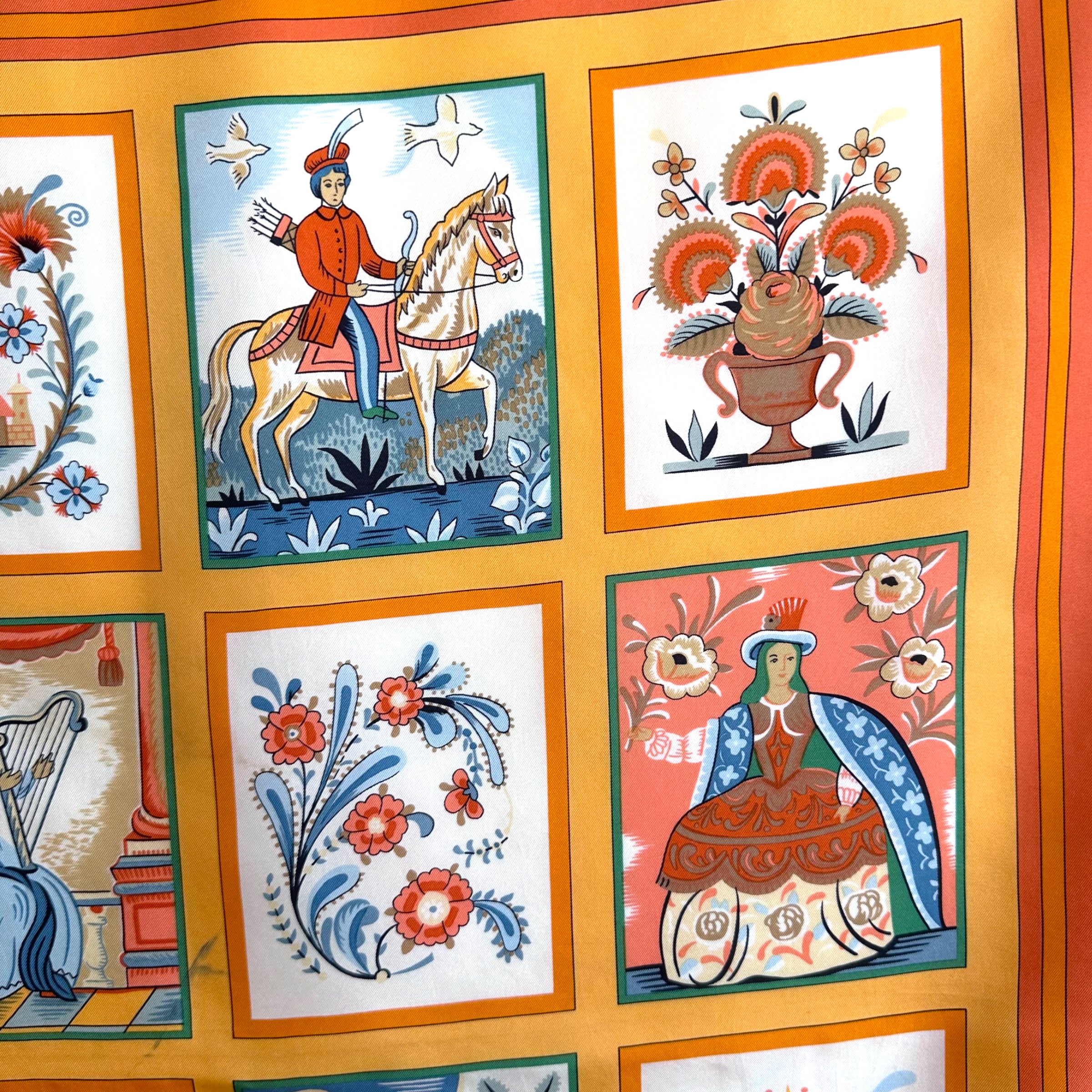 Imagerie - FOULARD HERMES 90cm