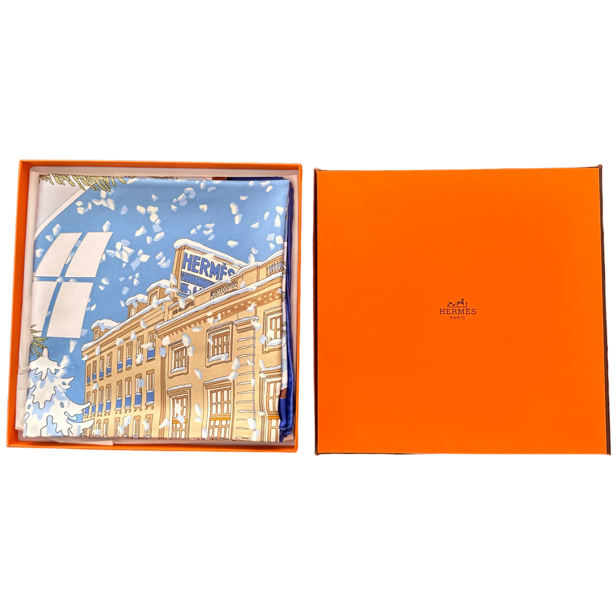 Noël au 24 Faubourg - FOULARD HERMES 90CM