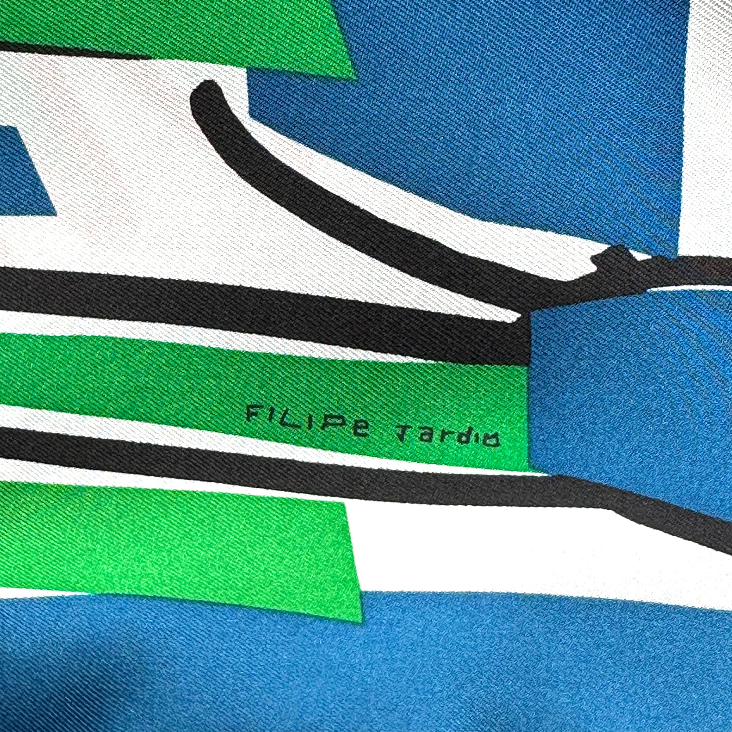 Sea, Surf & Fun - FOULARD HERMES 90 CM