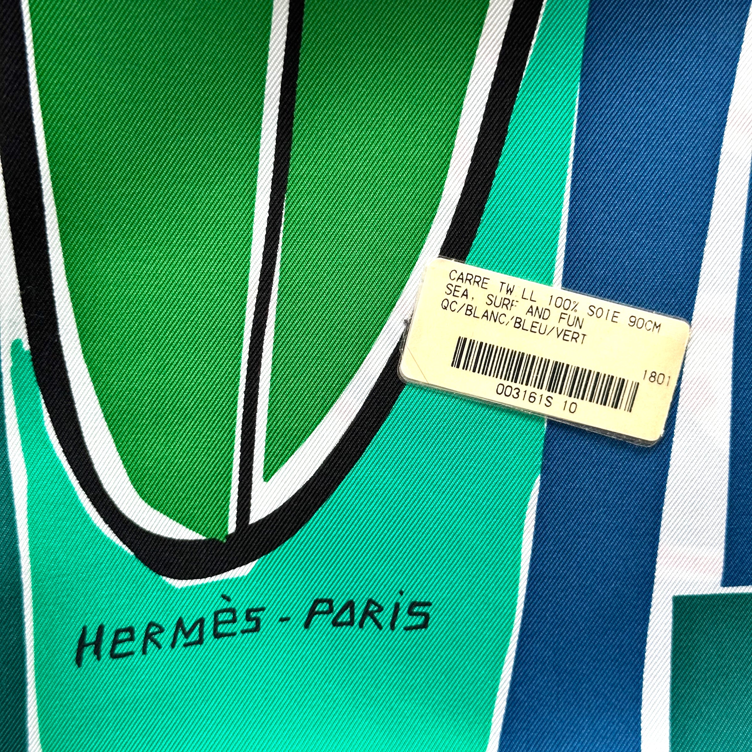 Sea, Surf & Fun - FOULARD HERMES 90 CM