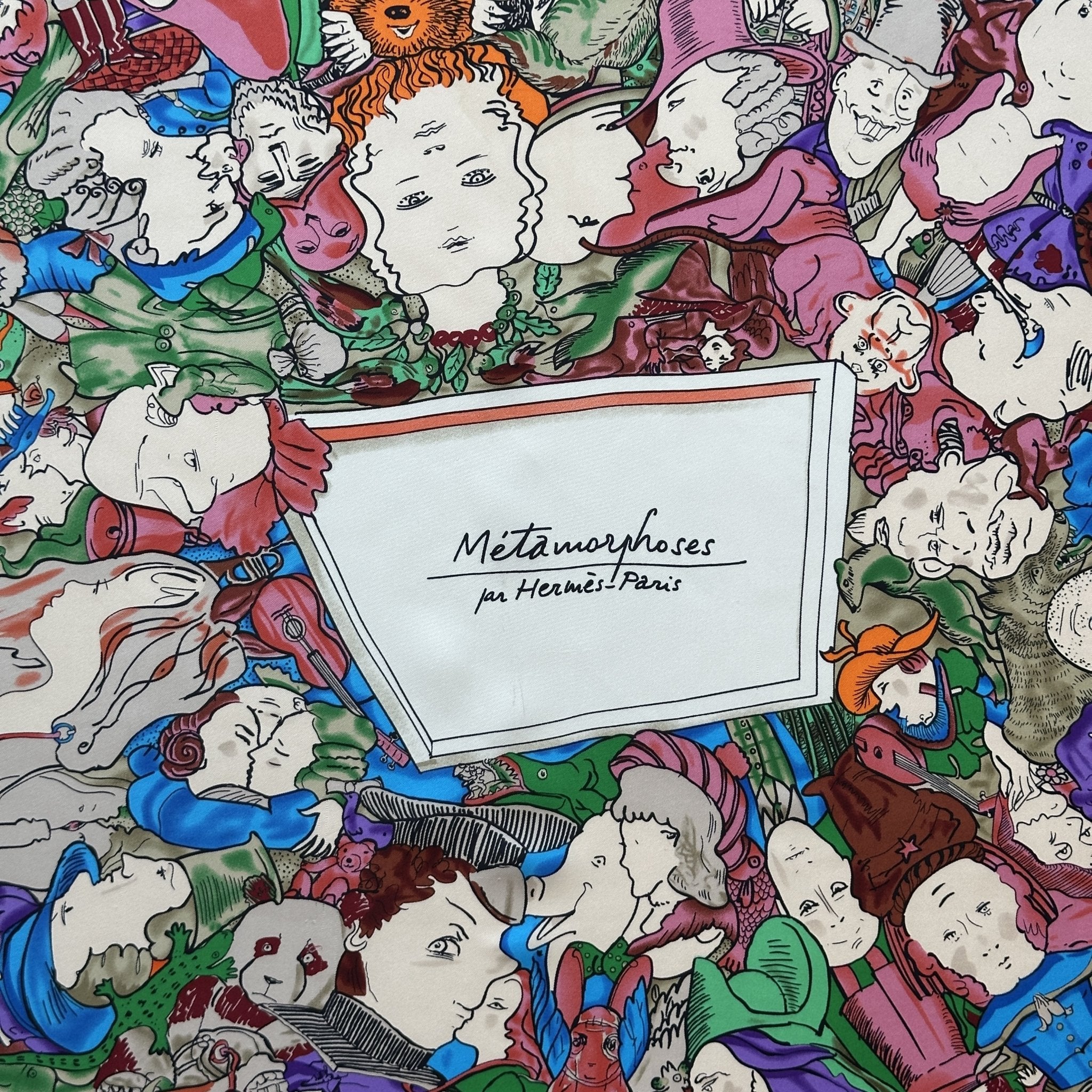 Métamorphoses d'Hermès - FOULARD HERMES 90 CM