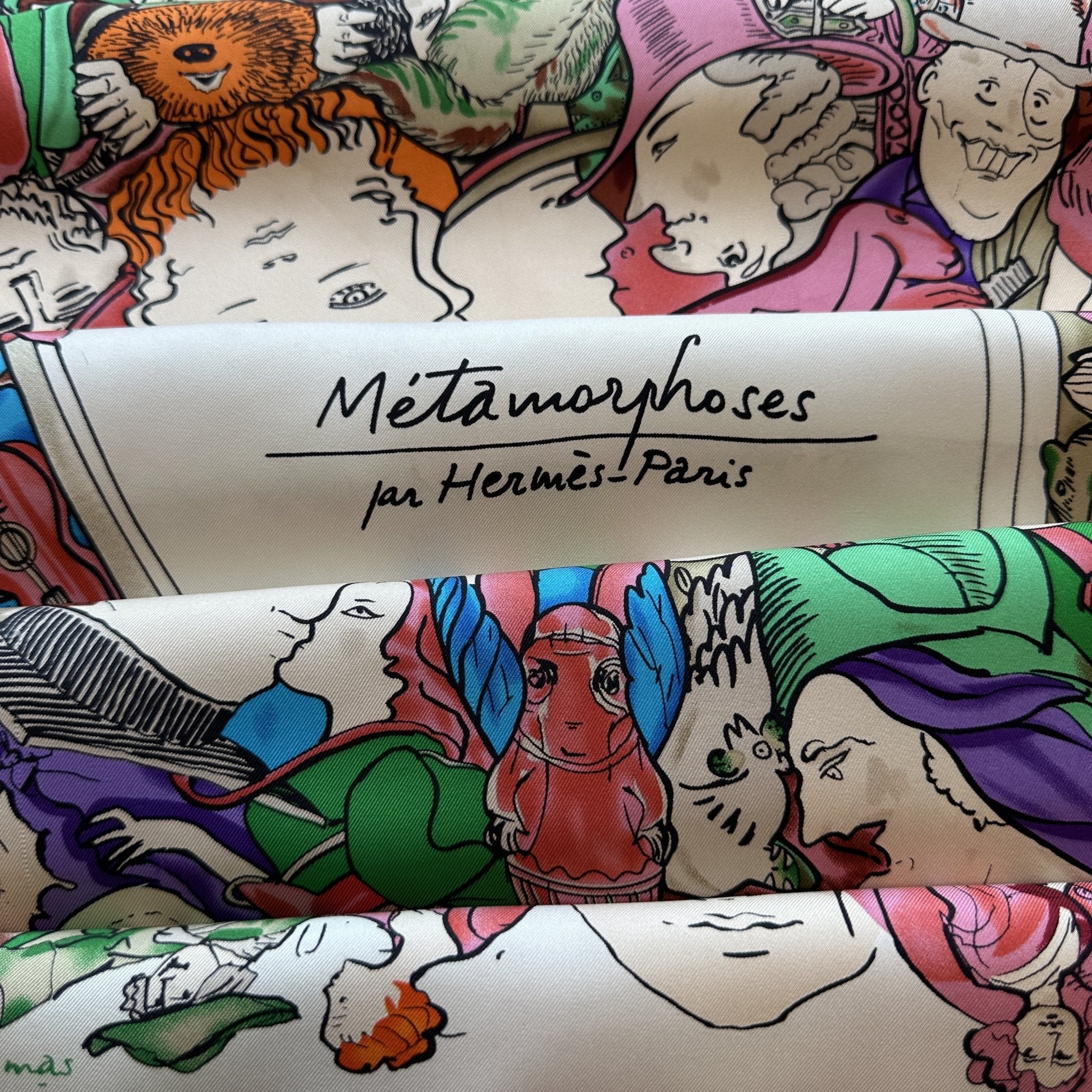 Foulard Hermès 90 cm - Métamorphoses - Philippe Dumas (2014)