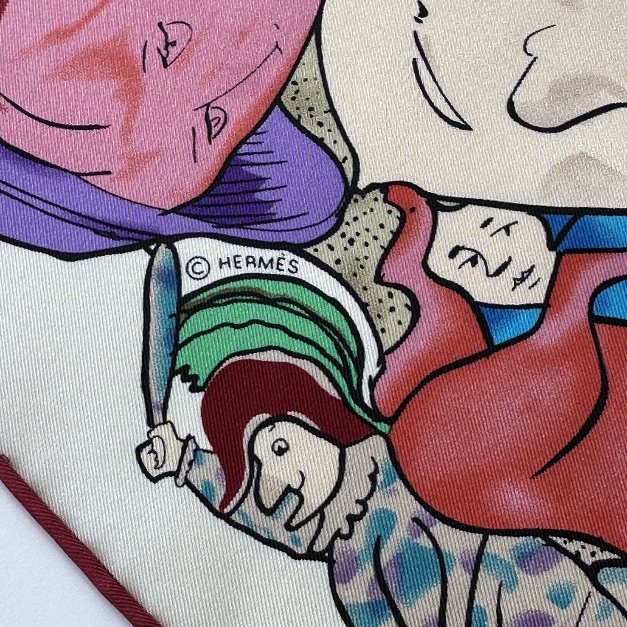 Foulard Hermès 90 cm - Métamorphoses - Philippe Dumas (2014)