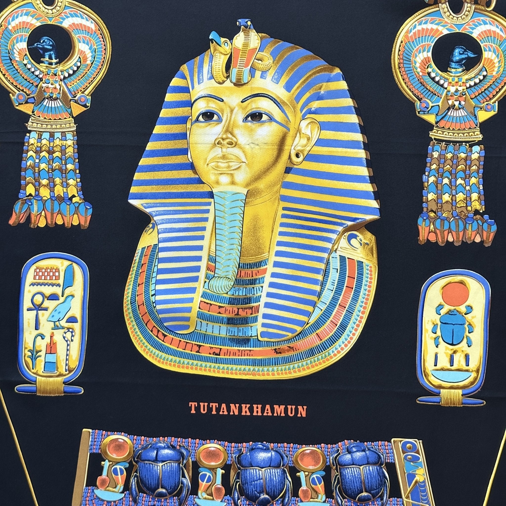 Tutankhamun - FOULARD HERMES 90 CM