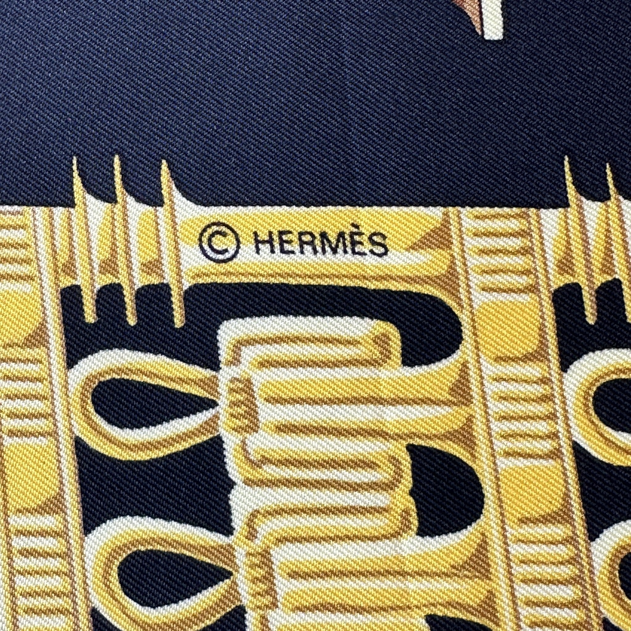 Tutankhamun - FOULARD HERMES 90 CM