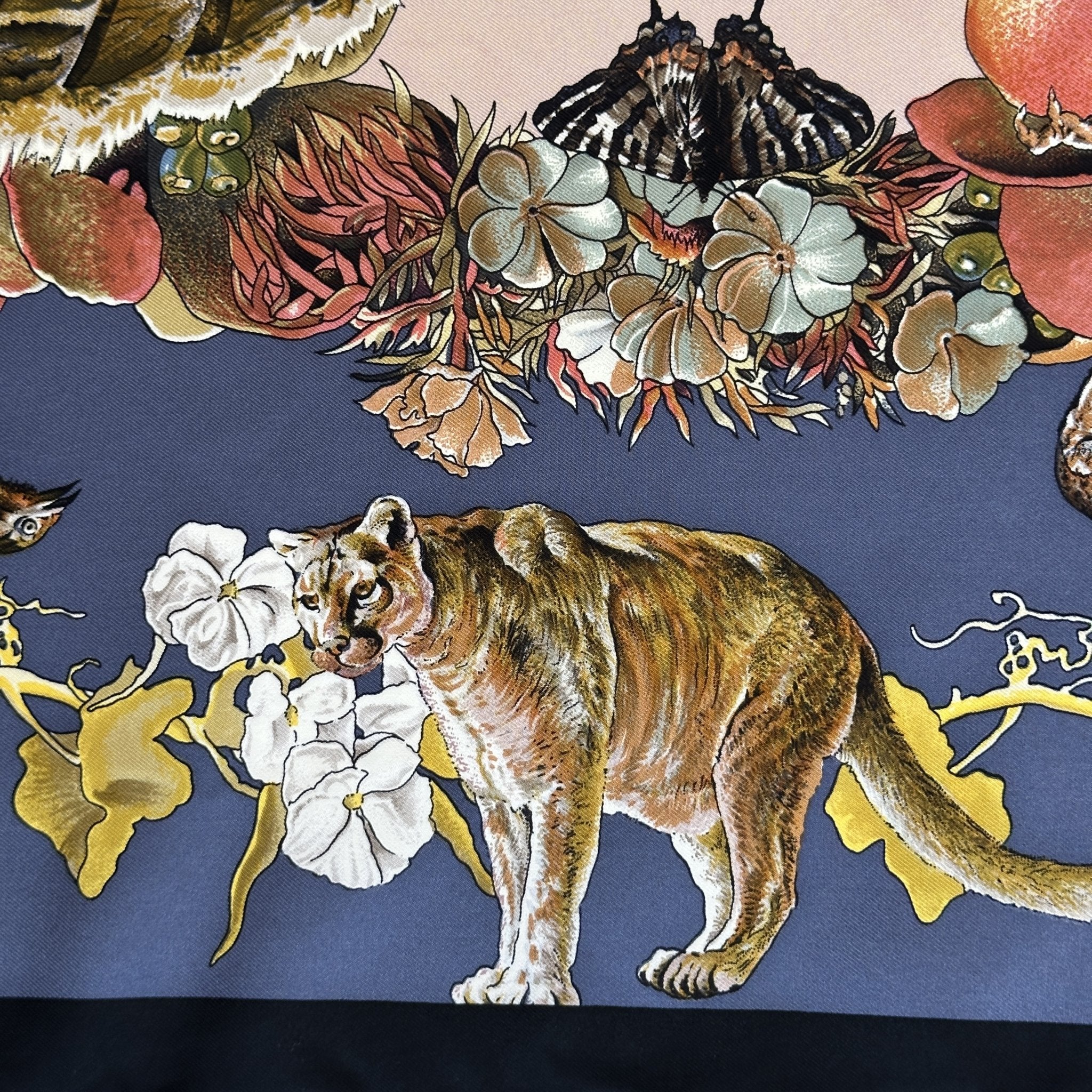 Faune et Flore du Texas - FOULARD HERMES 90 CM