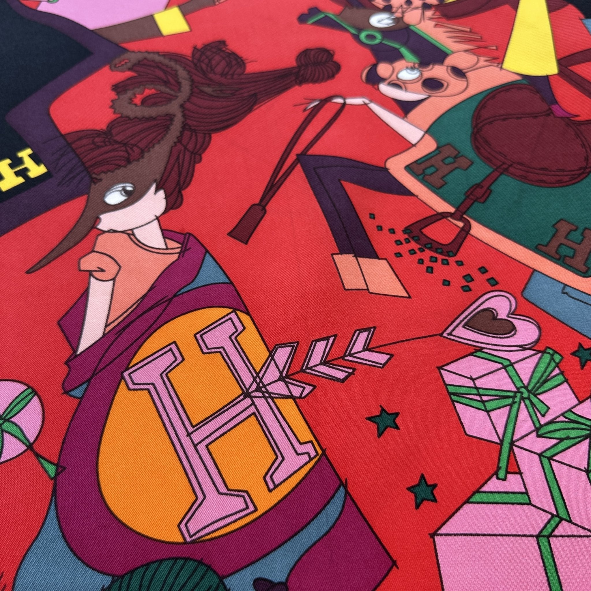 Le bal masqué - FOULARD HERMES 90 CM