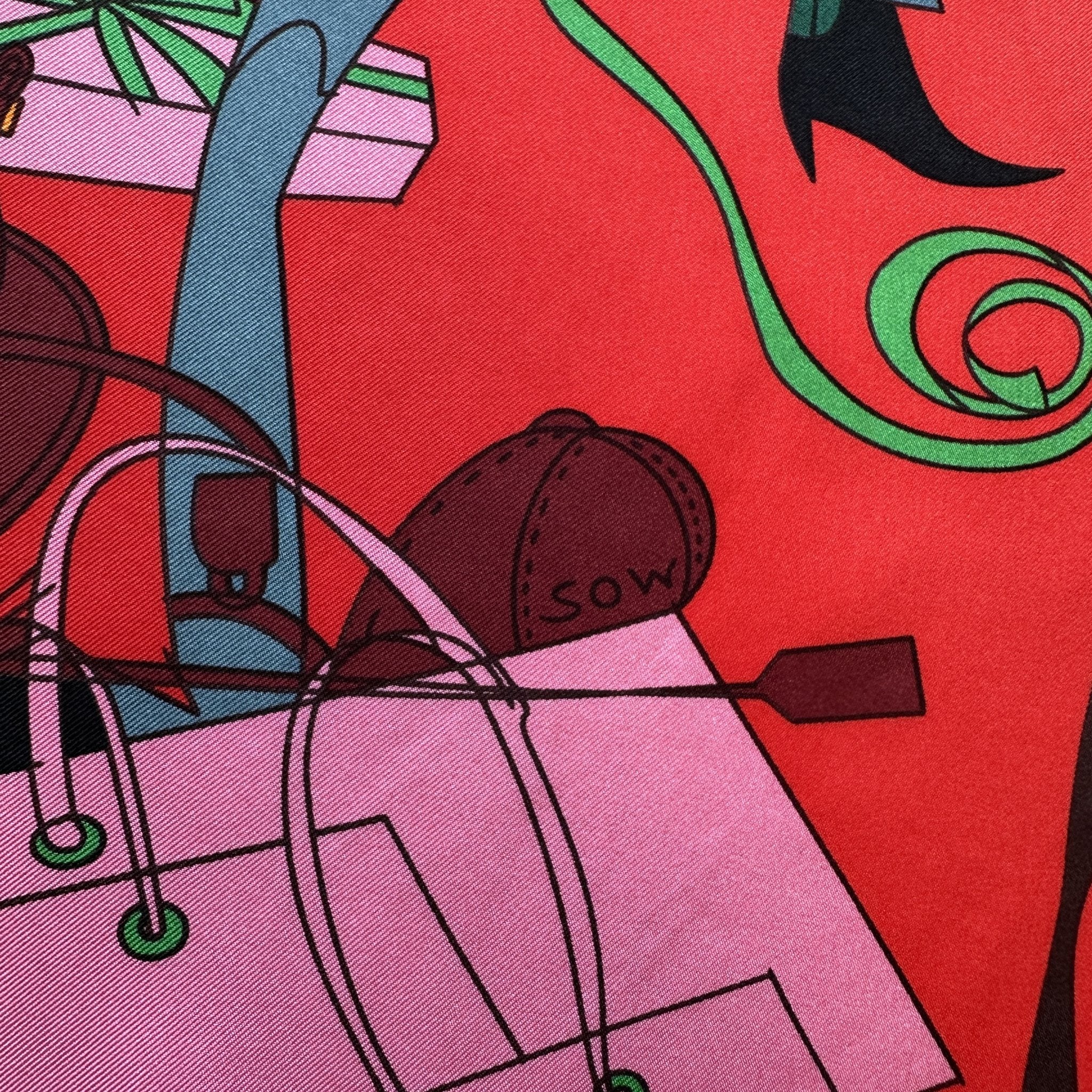 Le bal masqué - FOULARD HERMES 90 CM