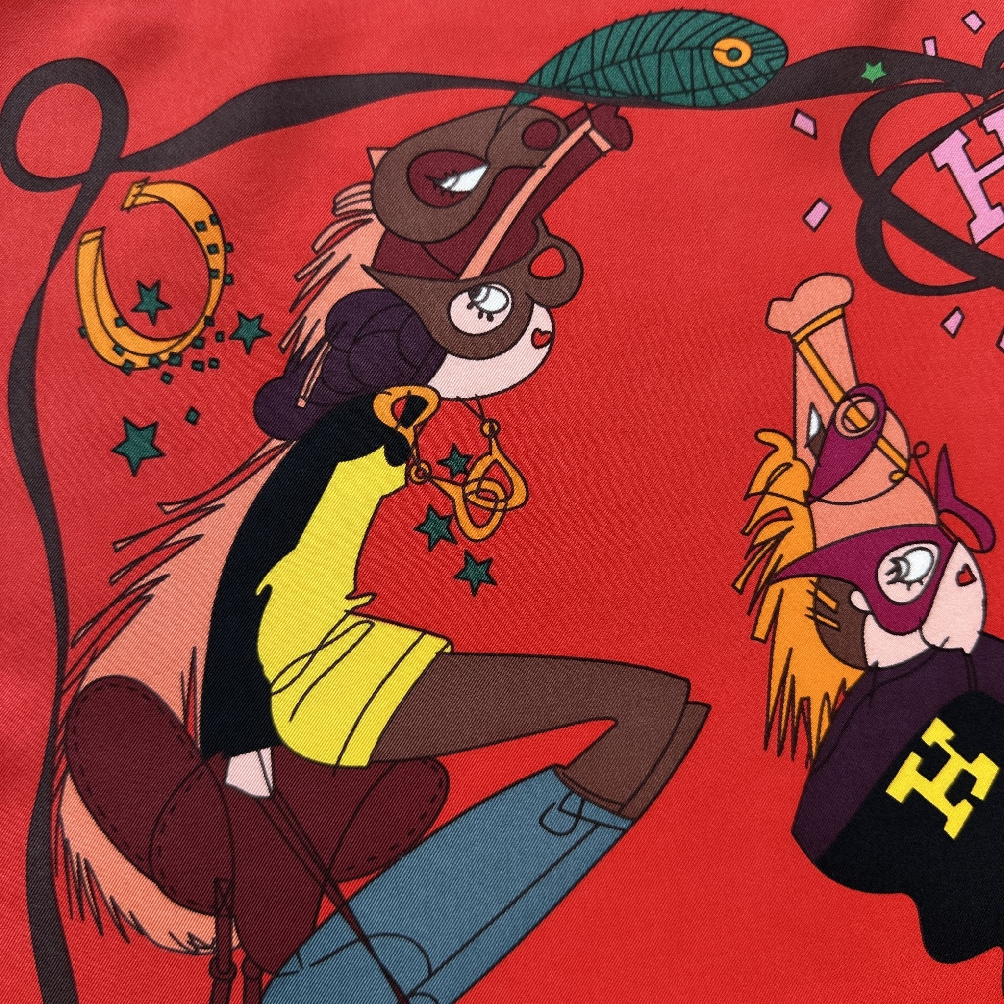 Le bal masqué - FOULARD HERMES 90 CM