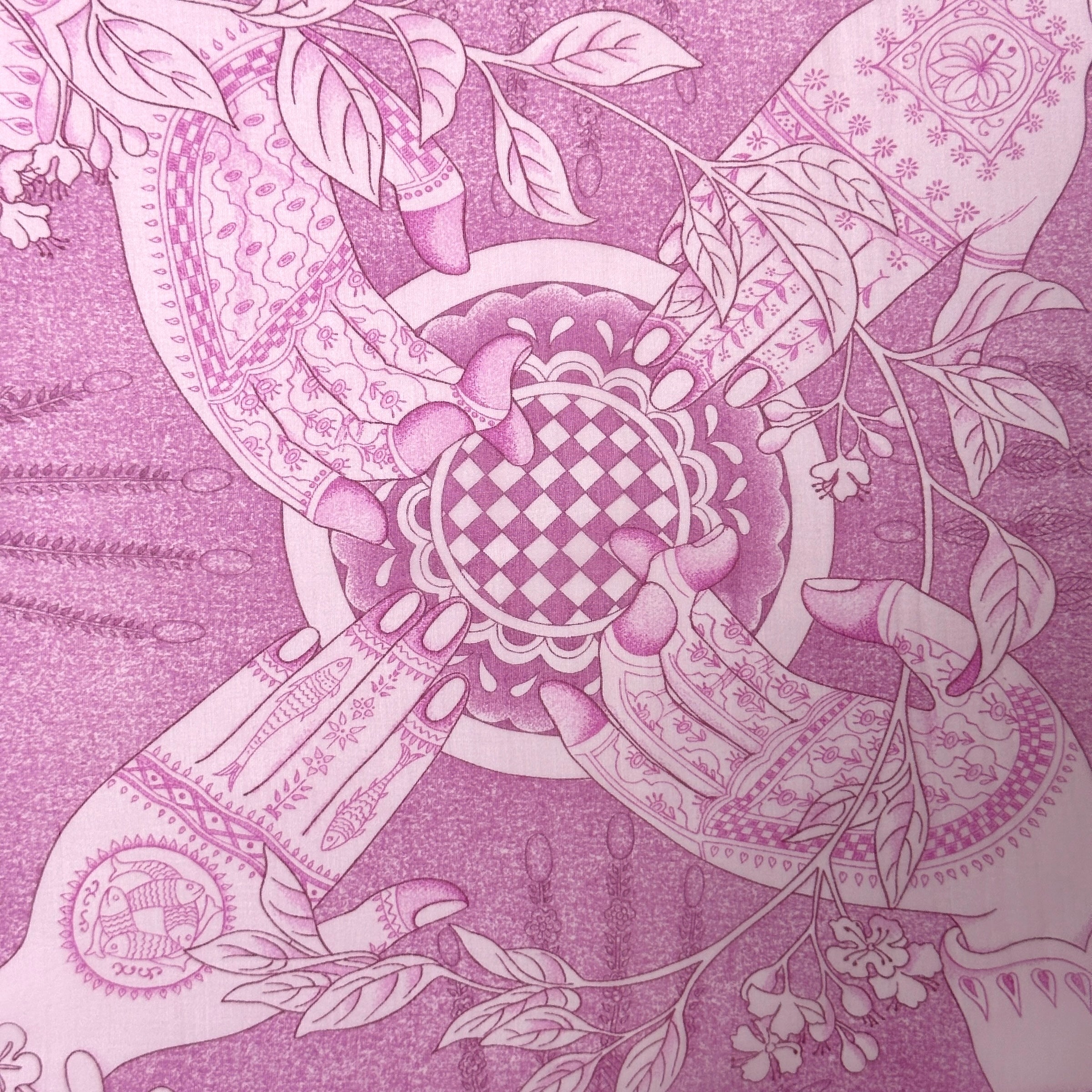 detail-dessin-foulard-carre-hermes-le-chant-du-henne