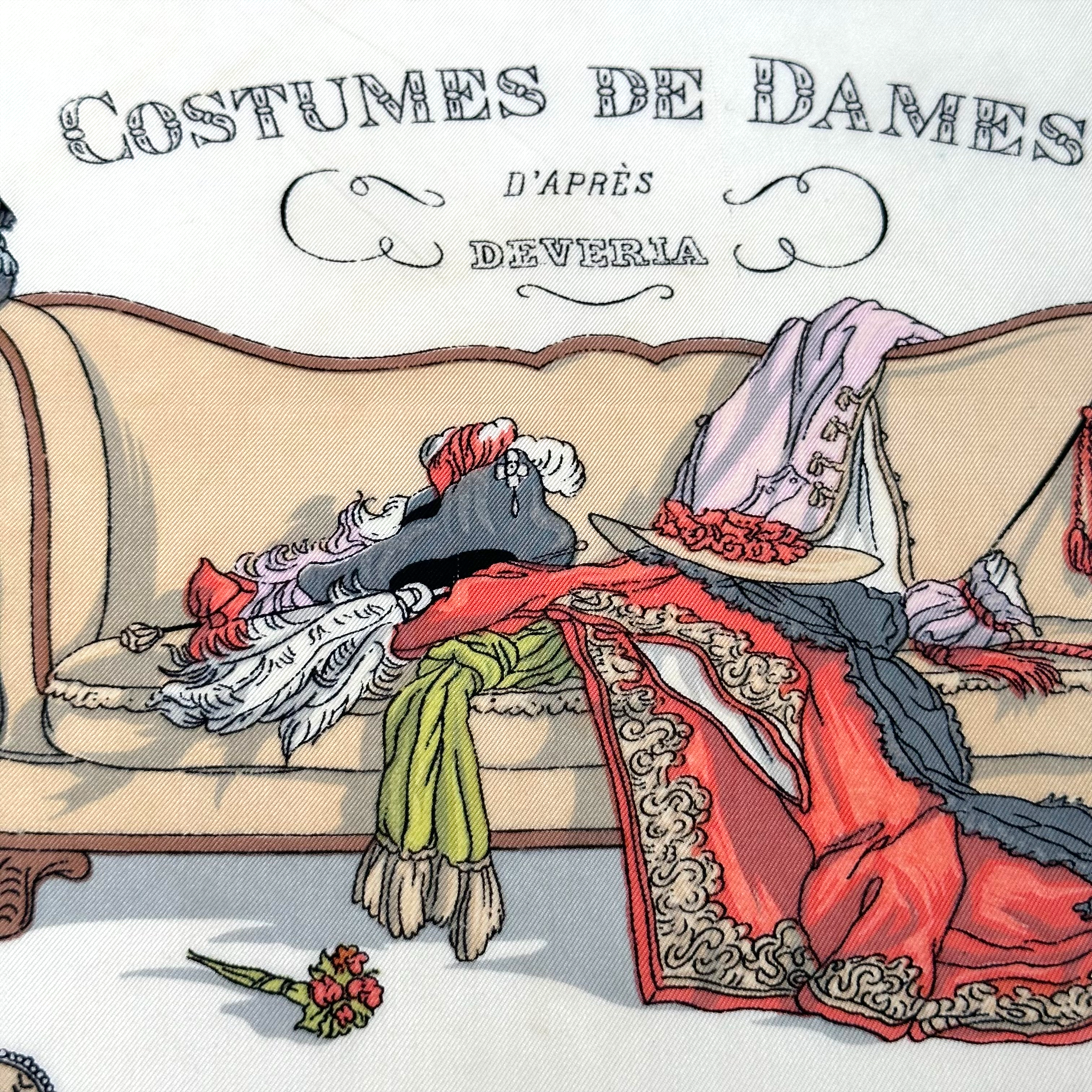 Costumes de dames - FOULARD HERMES 90CM