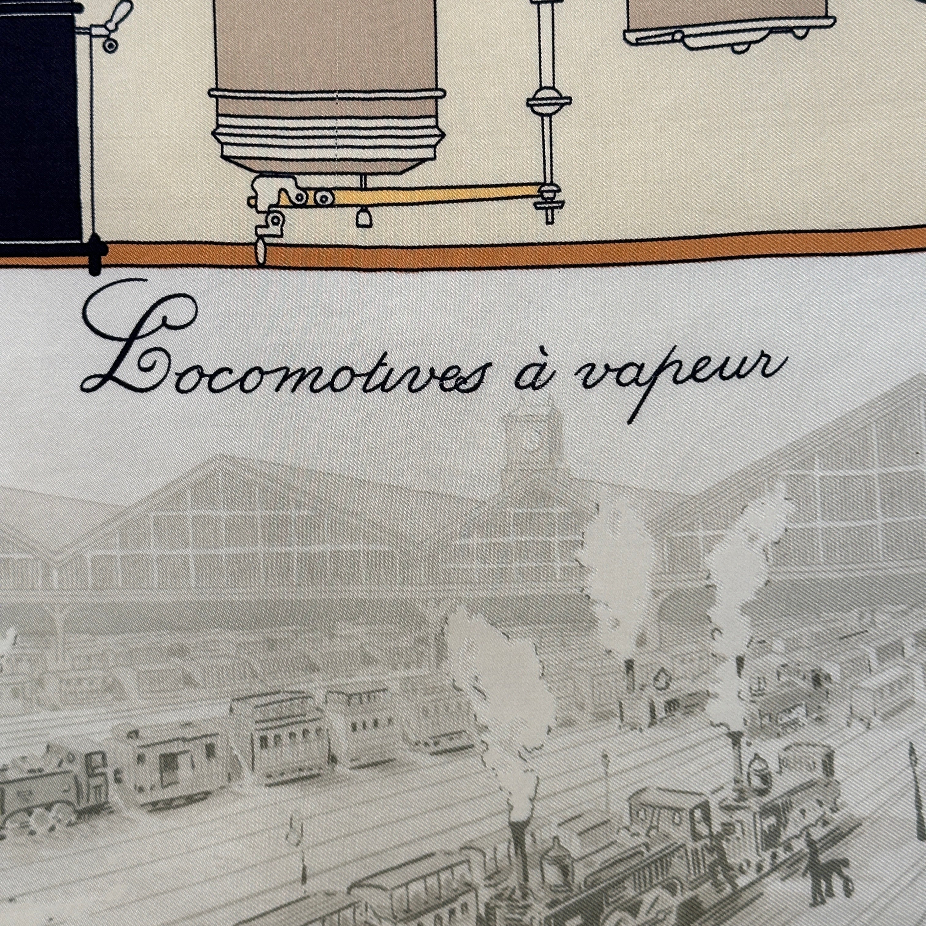 titre en gros plan locomotives à vapeur