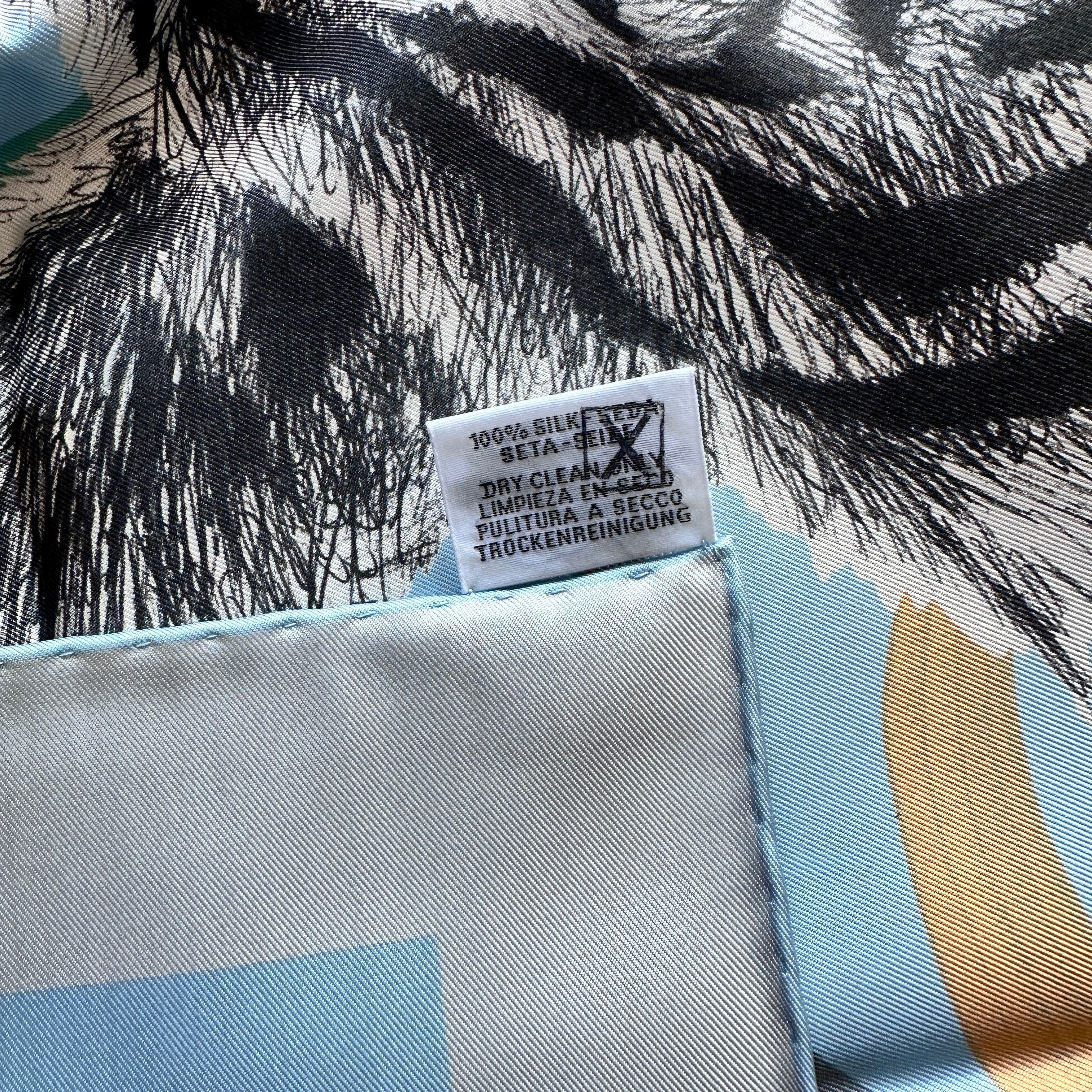 Foulard Hermès Double Face – Tigre Royal – Christine Vauzelles (2022)