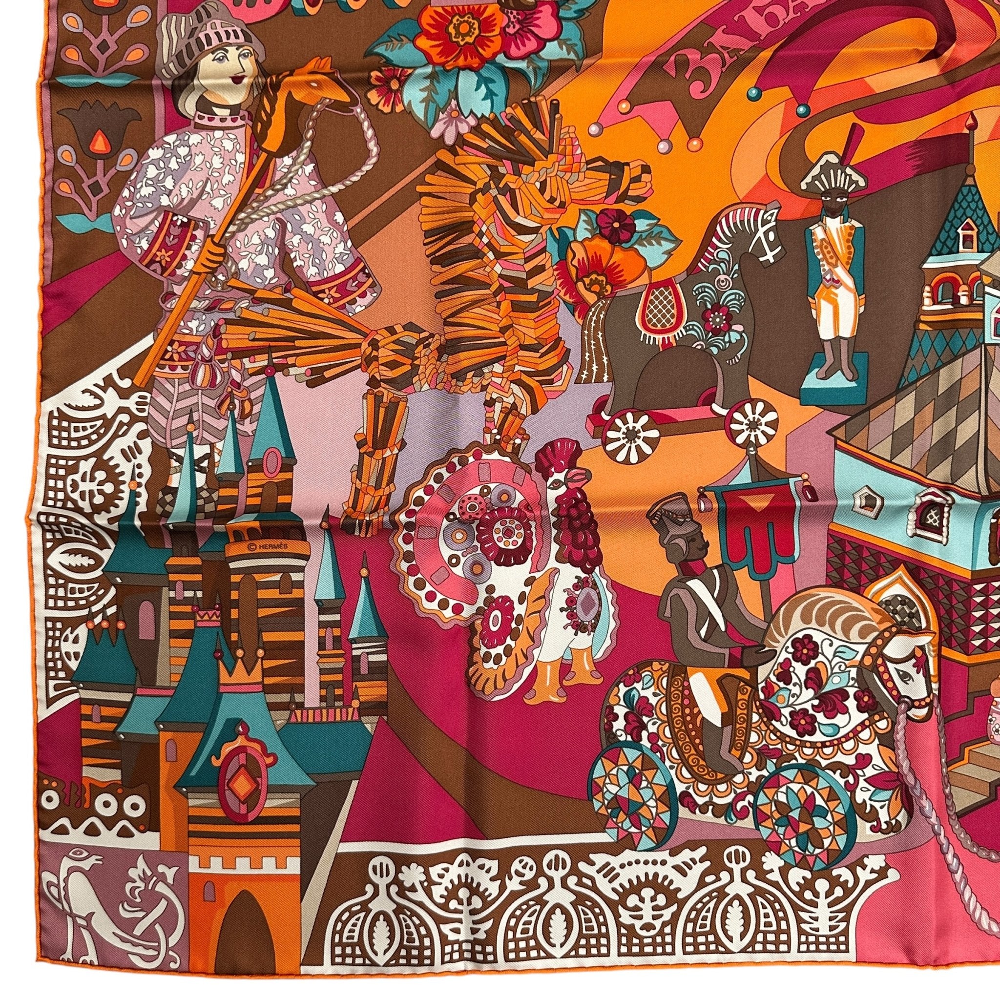 foulard hermes zabavushka sans aucun defaut