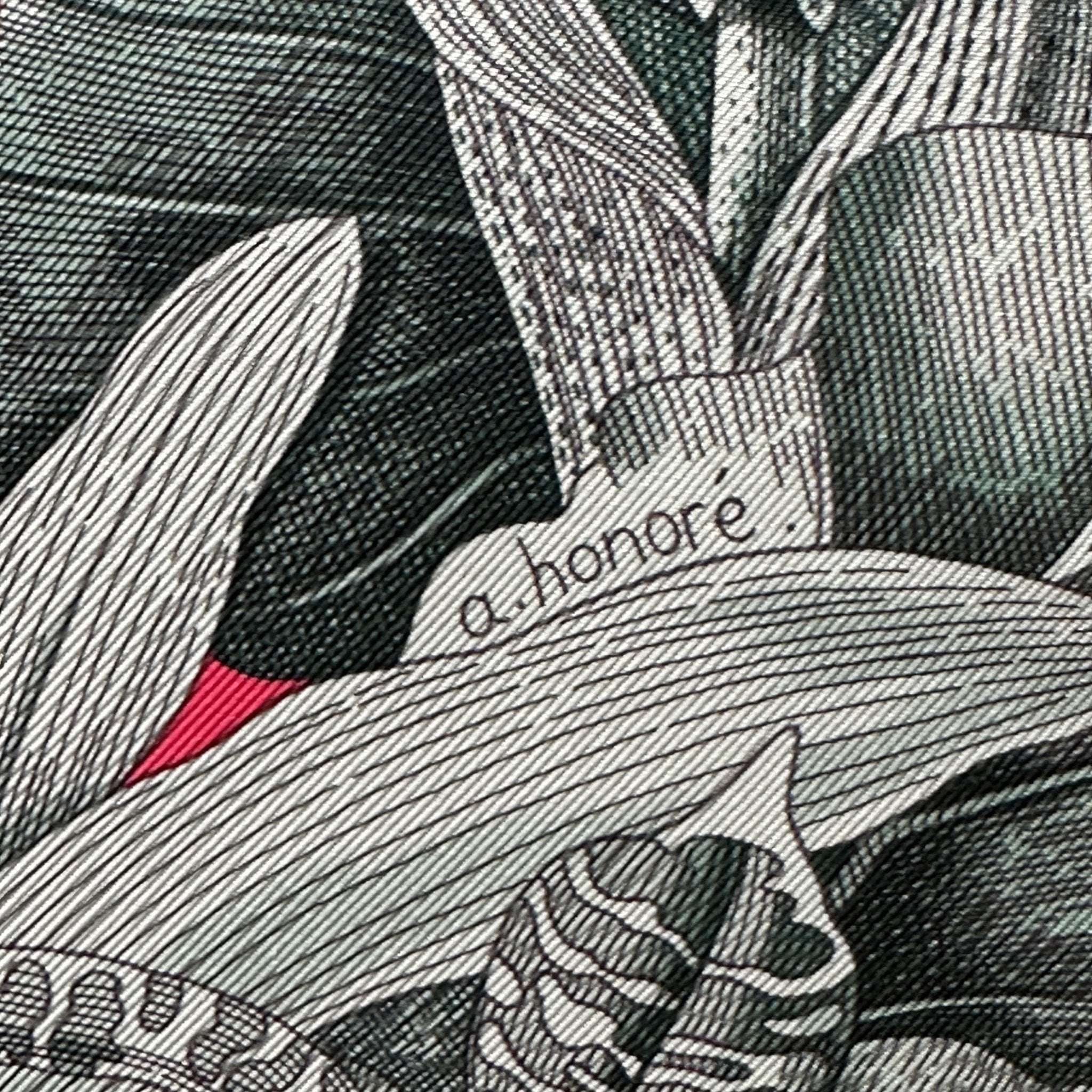 Zoom sur la signature de la dessinatrice Aline Honoré