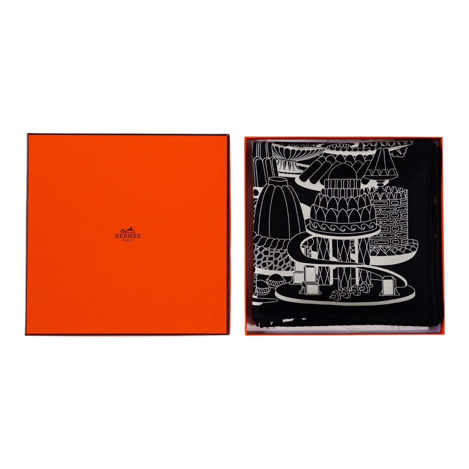 Carré Hermès 90 cm – La Pâtisserie Française – Pierre Marie (2019)