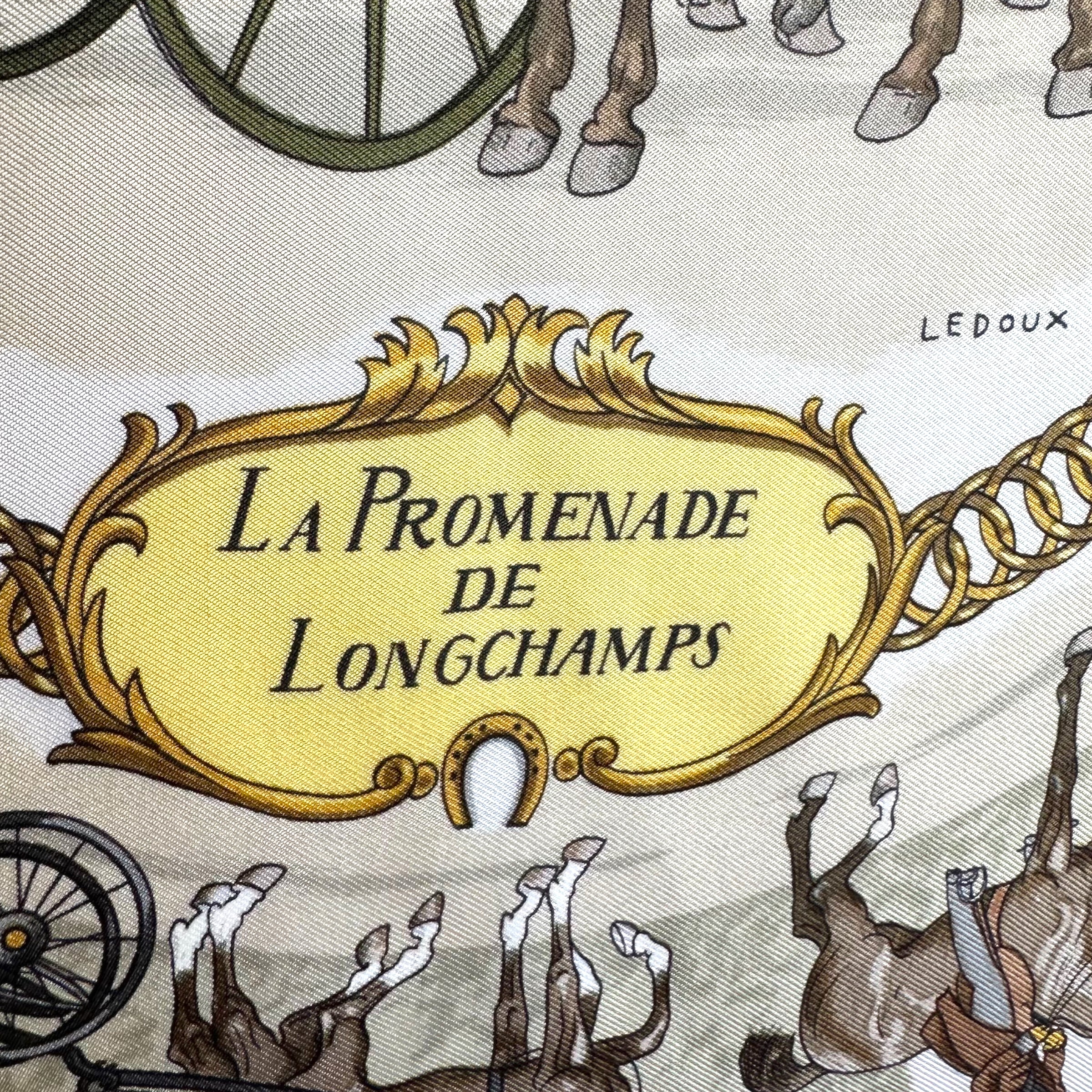 La Promenade de Longchamps - FOULARD HERMES 90 cm