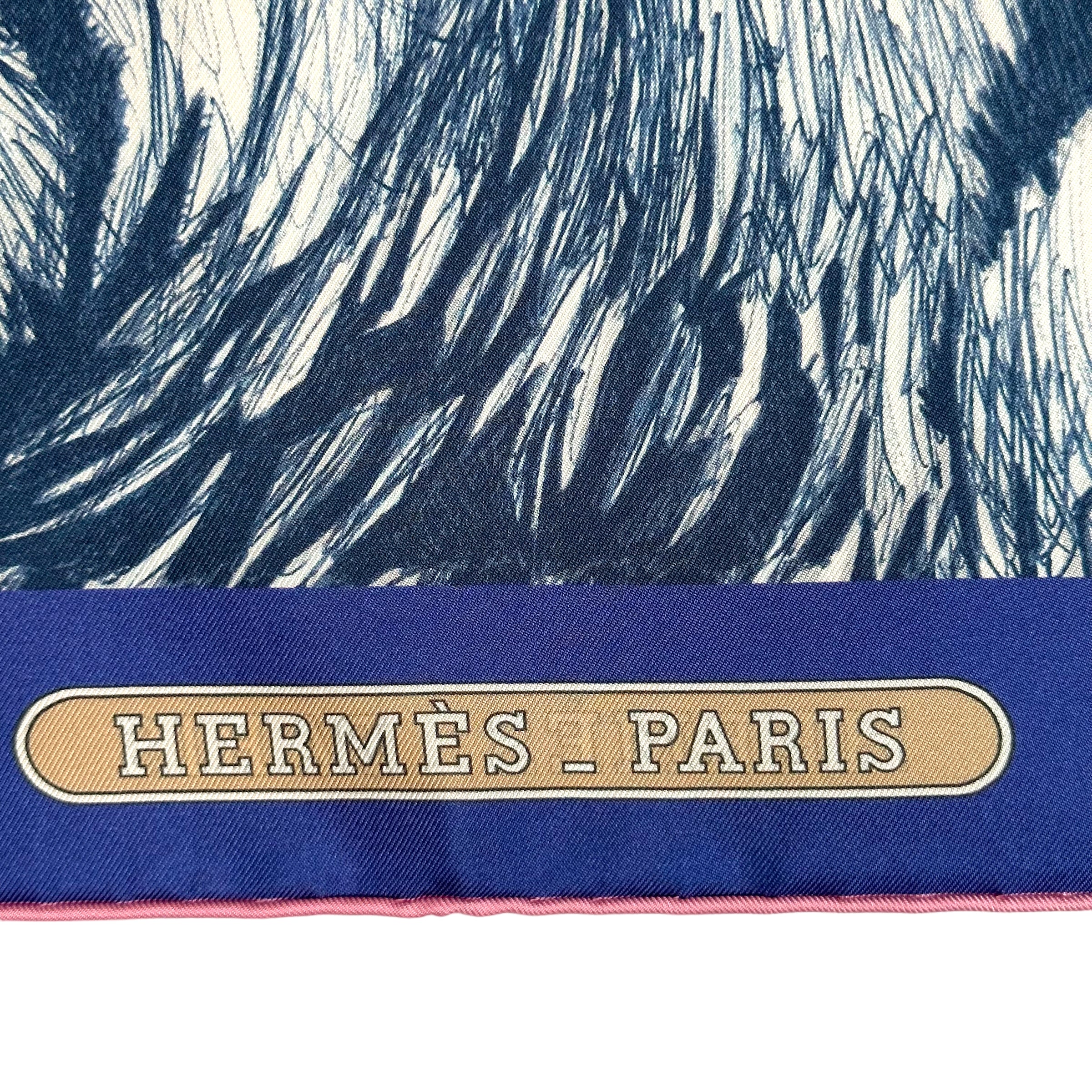 Tigre royal - FOULARD HERMES 90 cm - DOUBLE FACE