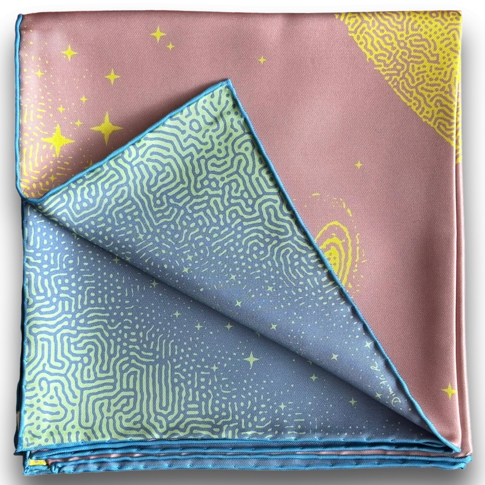 Clair de lune - FOULARD HERMES DOUBLE FACE 90CM - Carré Society