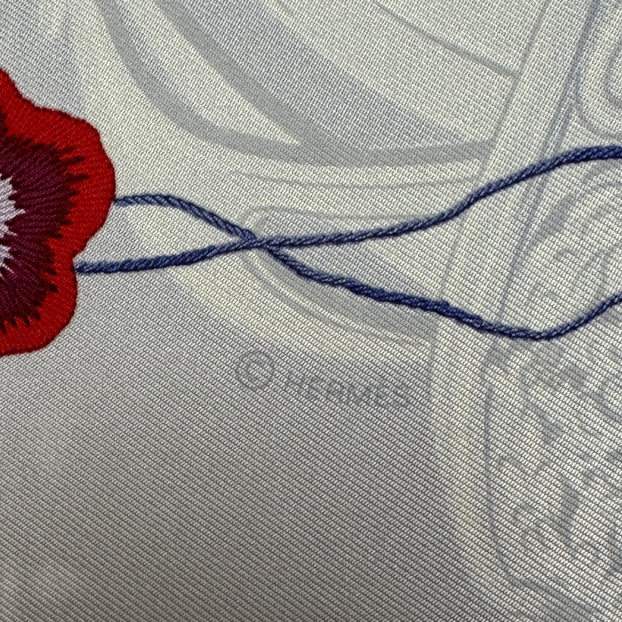 copyright hermes dans le dessin du foulard