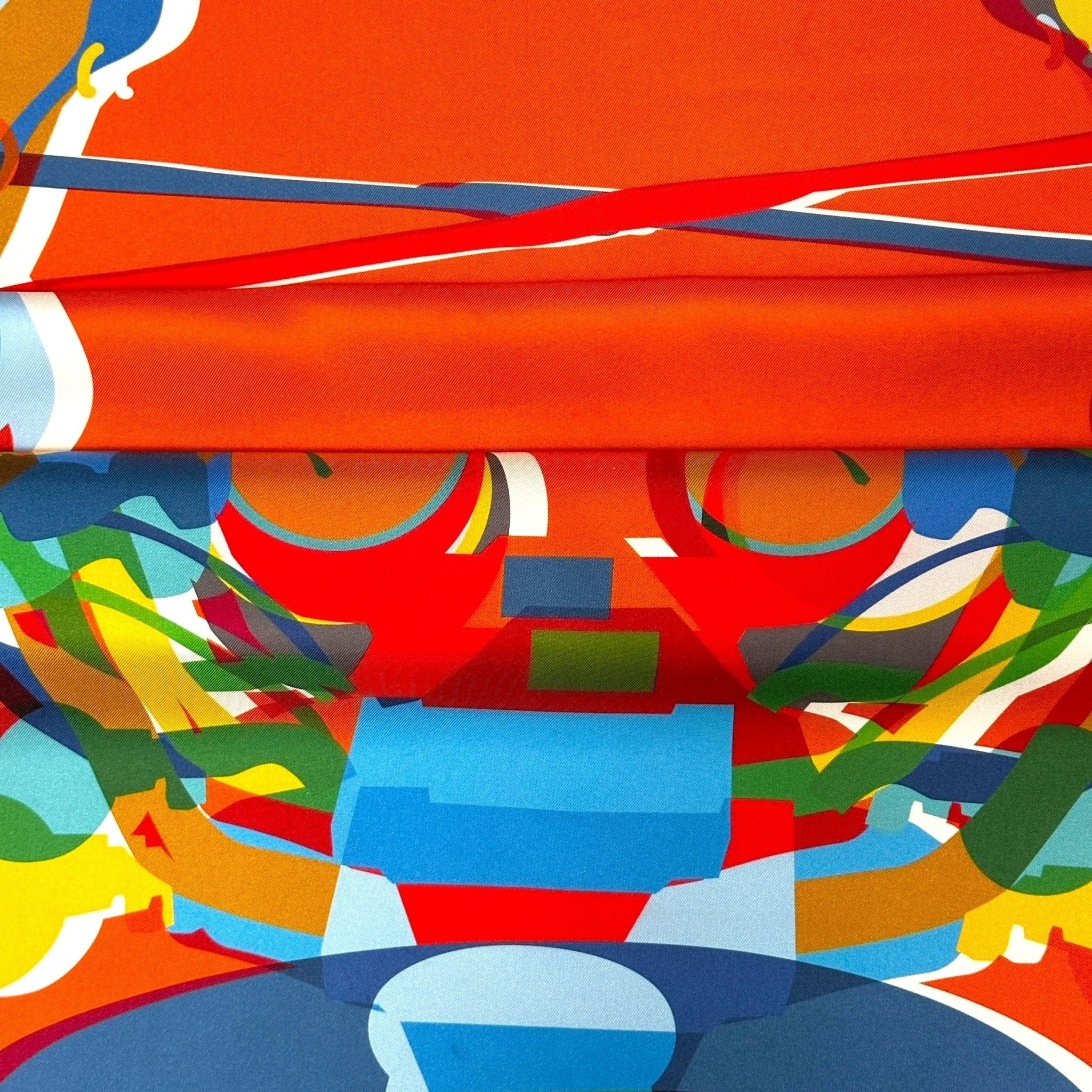 Drive me crazy - FOULARD HERMES DOUBLE FACE 90CM - Carré Society