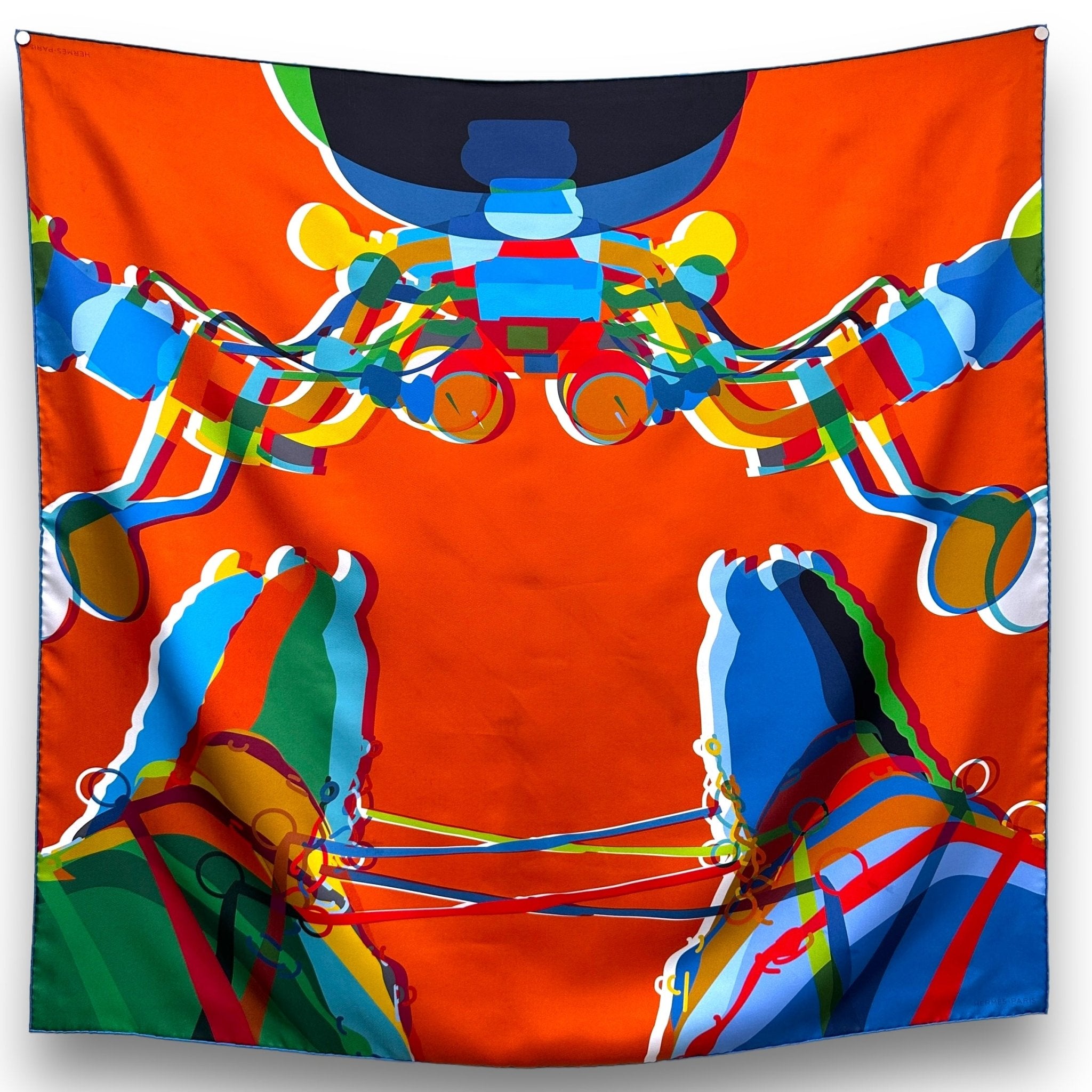 Drive me crazy - FOULARD HERMES DOUBLE FACE 90CM - Carré Society