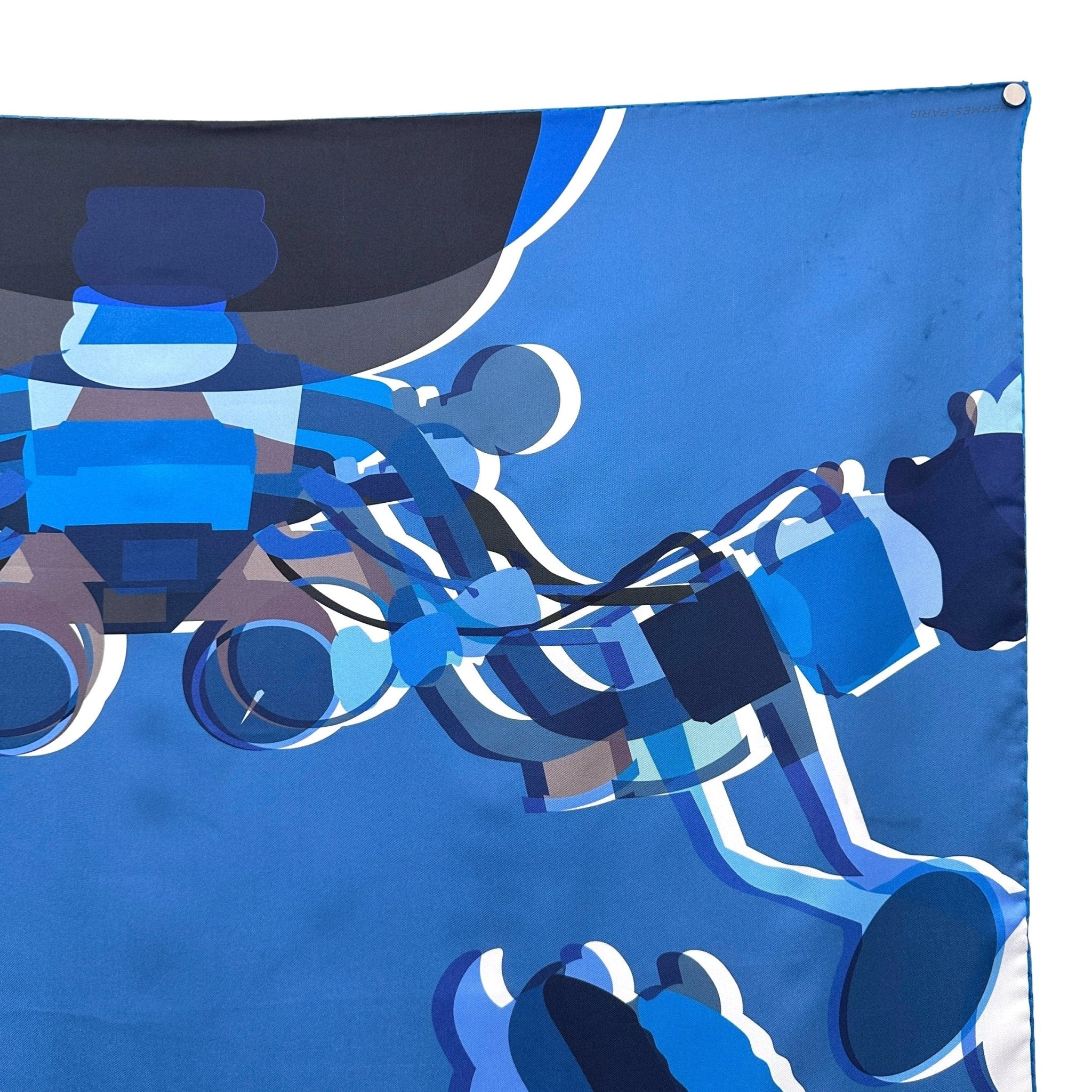 Drive me crazy - FOULARD HERMES DOUBLE FACE 90CM - Carré Society