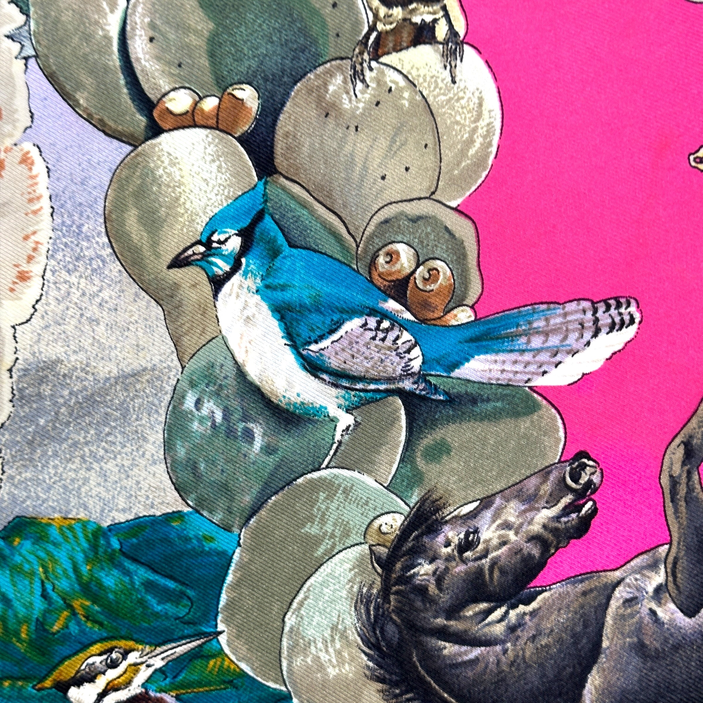 detail-oiseau-bleu-foulard-carre-hermes-faune-et-flore-du-texas-kermit-oliver