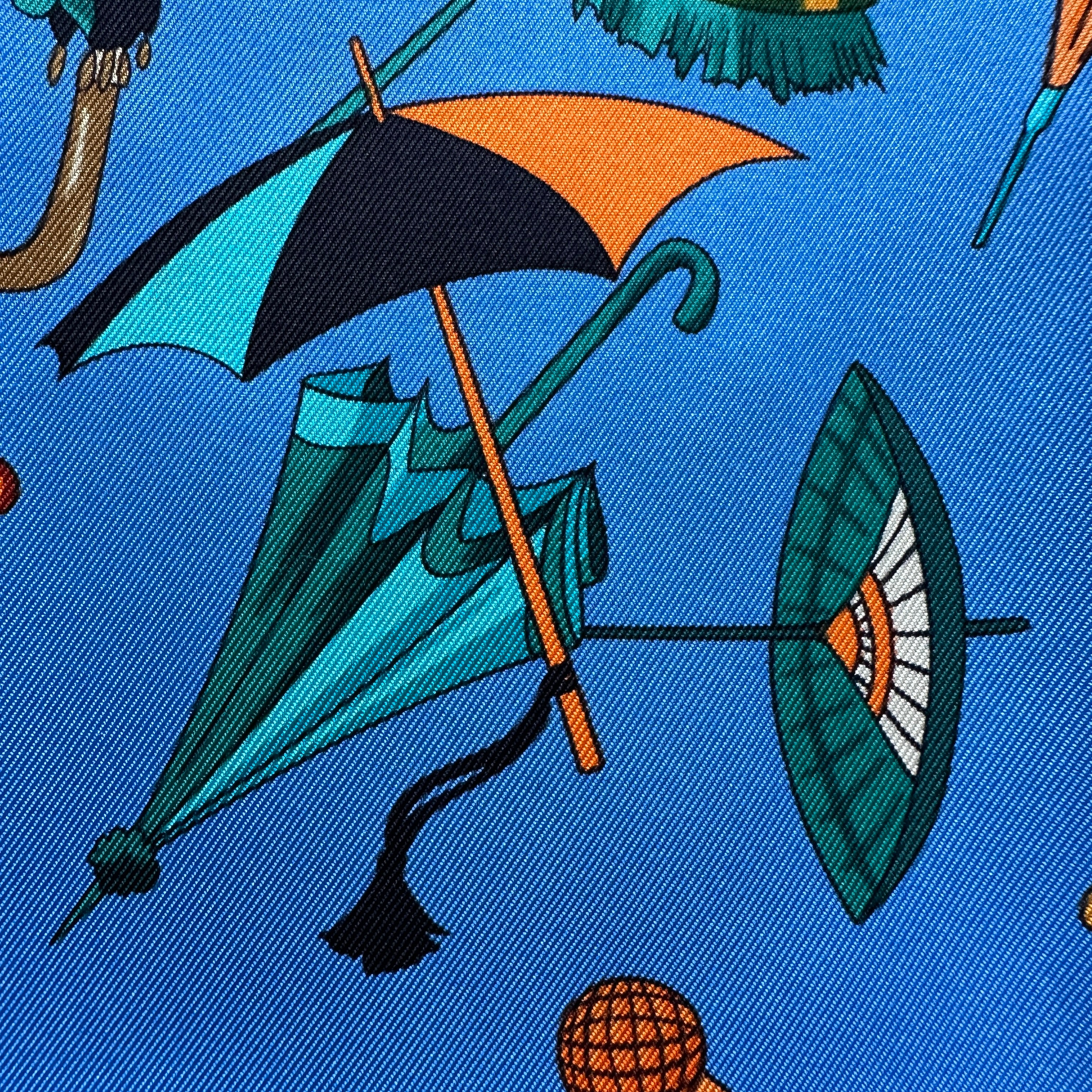 foulard-carre-hermes-ombrelles-et-parapluies-dessin-de-parapluies