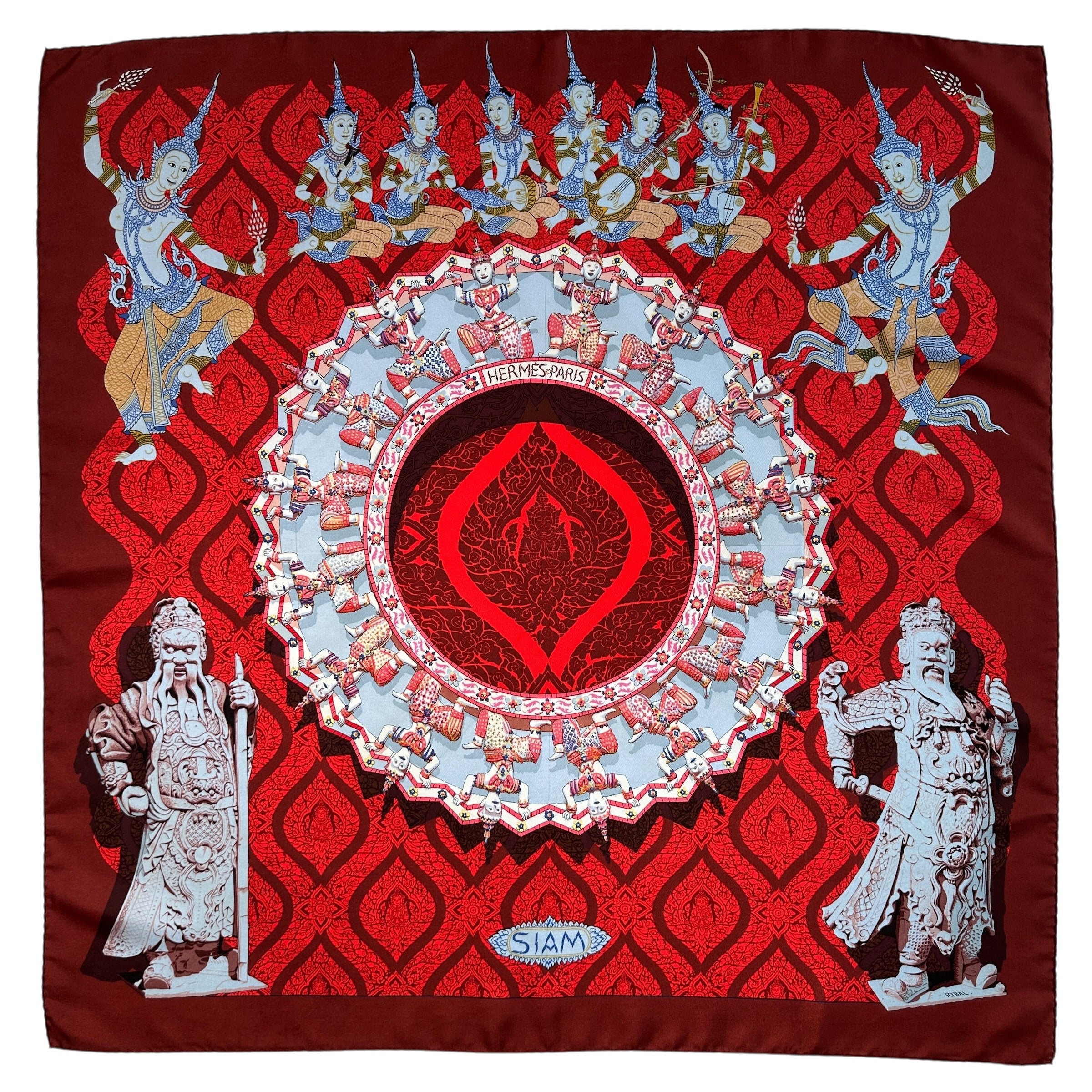 Carré Hermès – Siam – Édition originale 1978 - Rybaltchenko