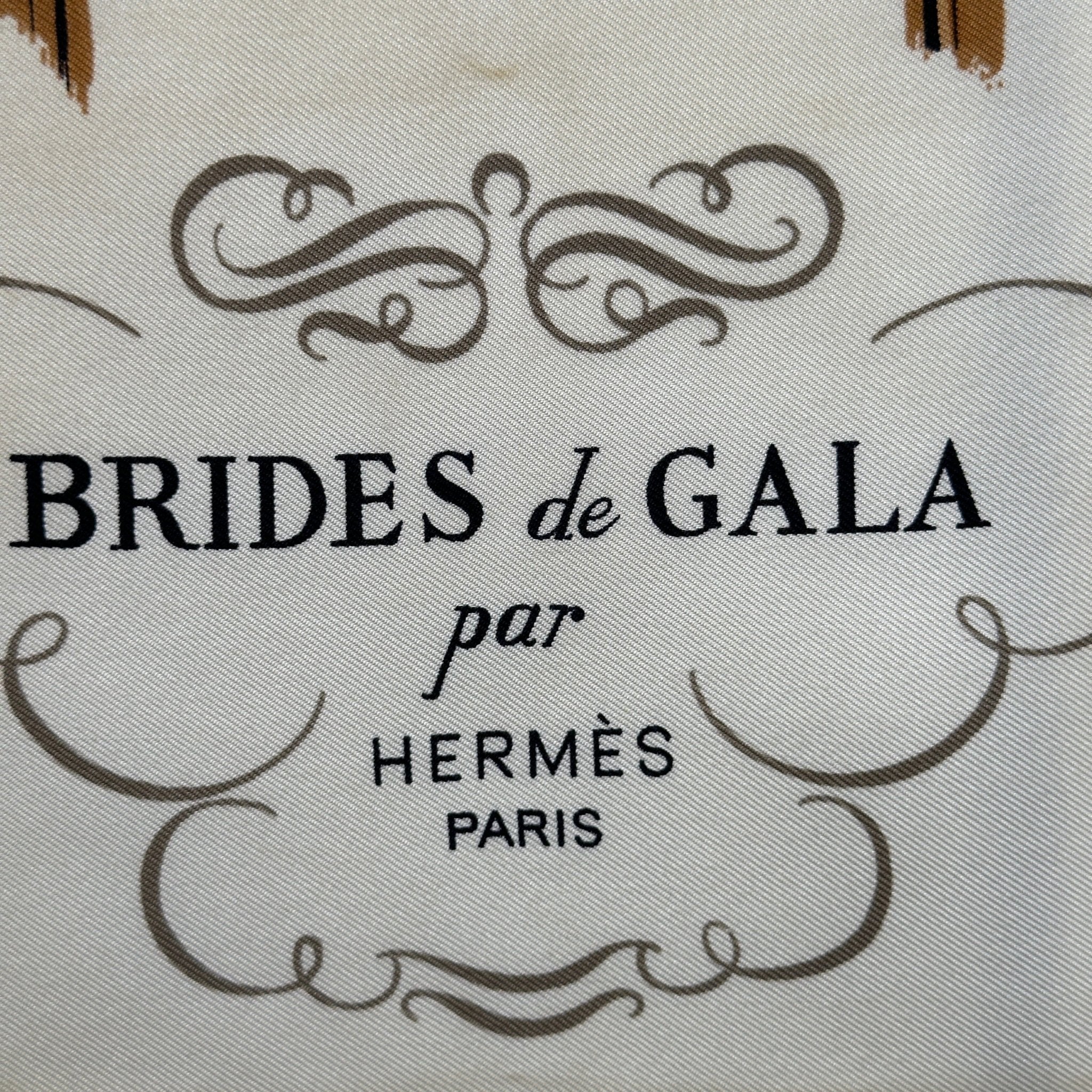 Brides de gala - FOULARD HERMES 90 CM - Carré Society