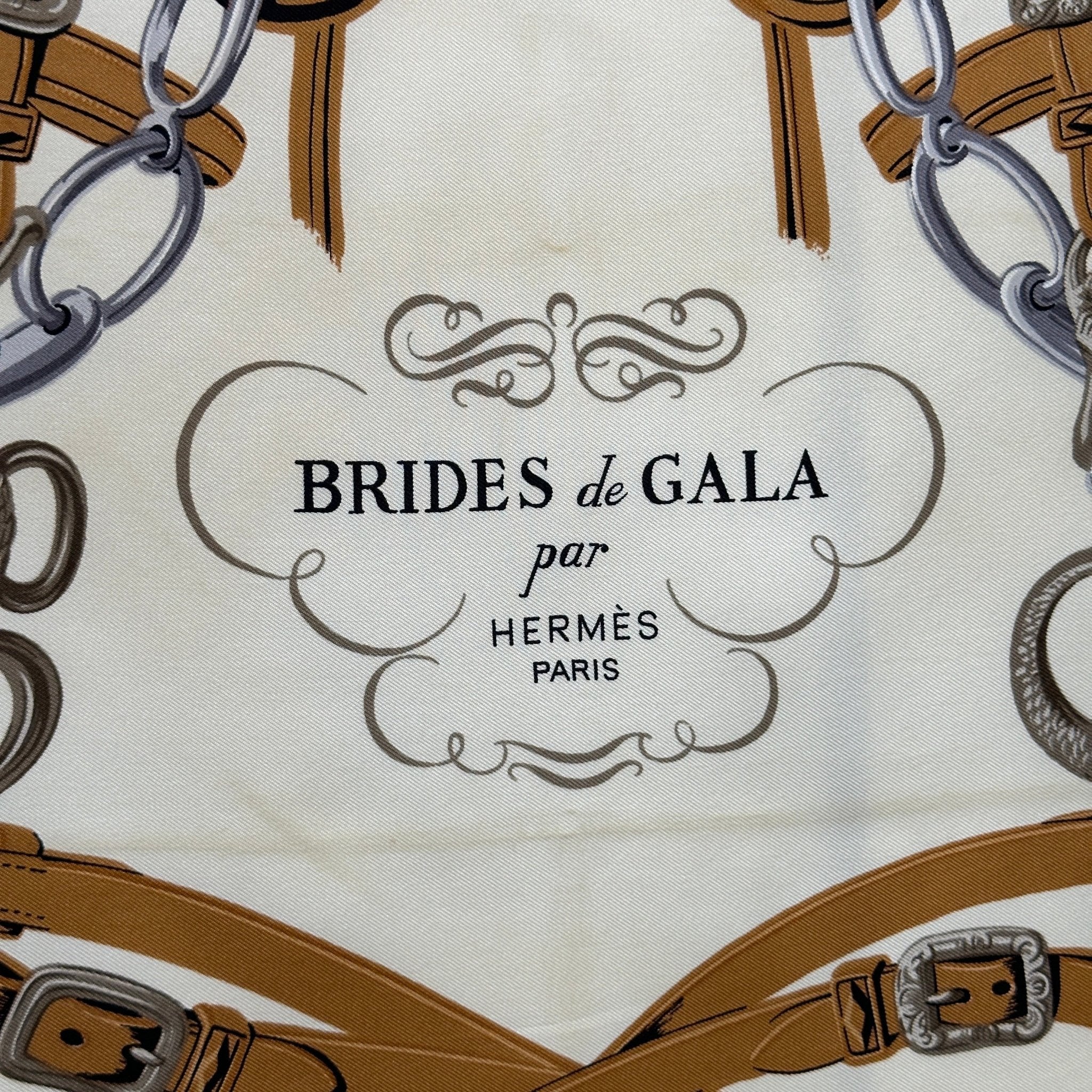 Brides de gala - FOULARD HERMES 90 CM - Carré Society