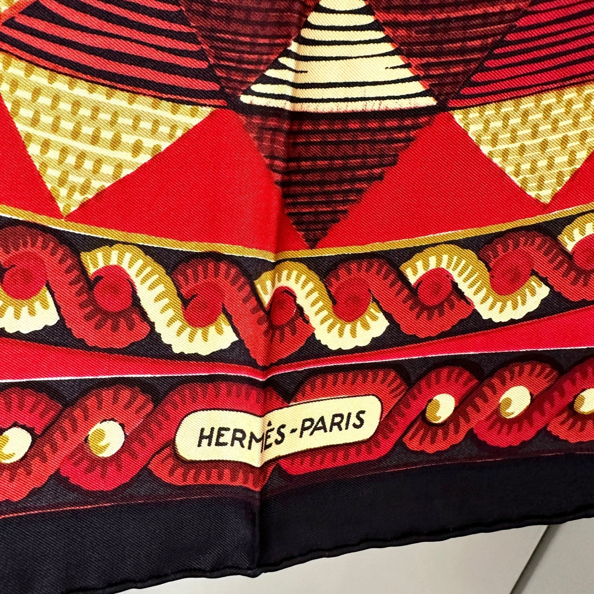 Corinthe - FOULARD HERMES 90CM - 1964 - Carré Society