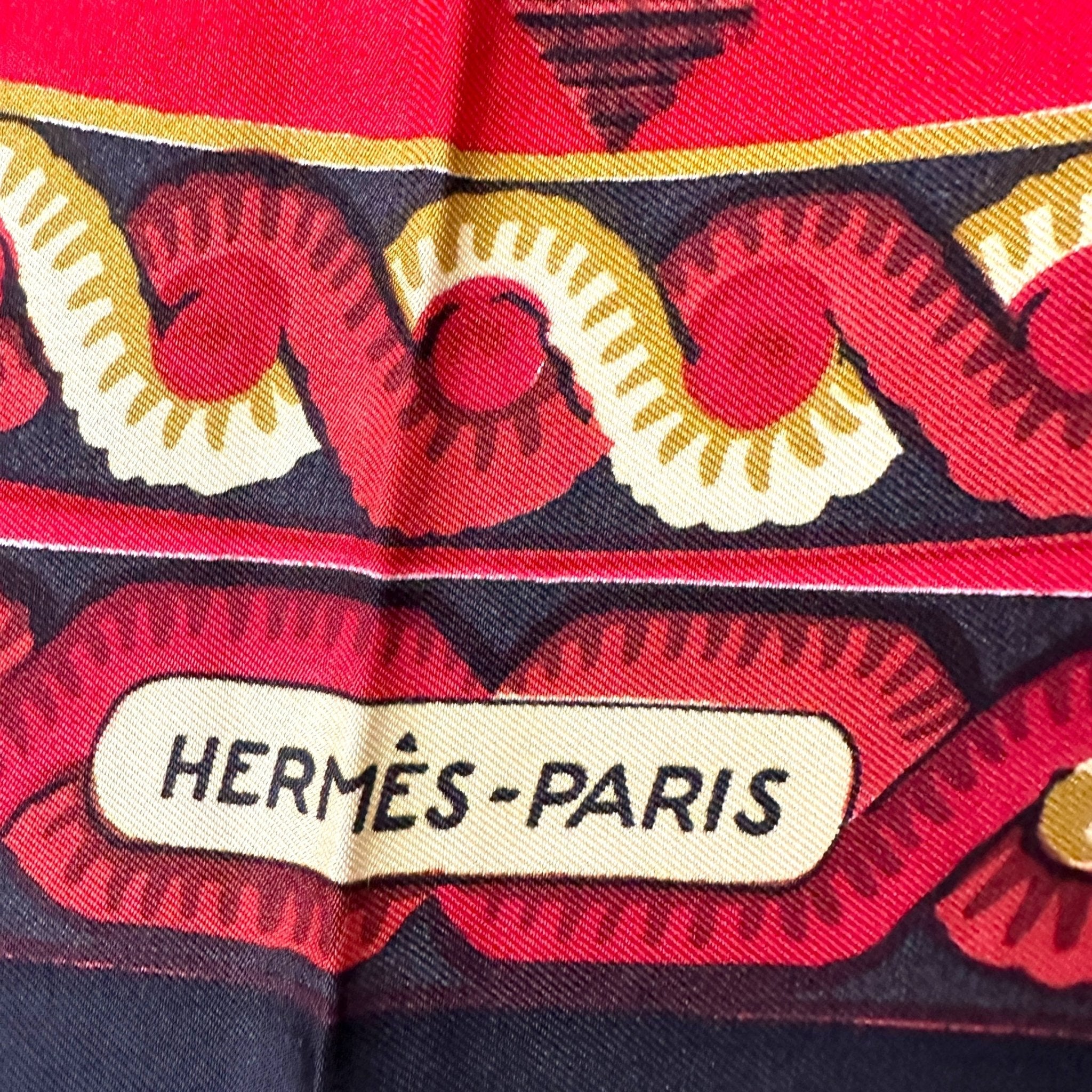 Corinthe - FOULARD HERMES 90CM - 1964 - Carré Society