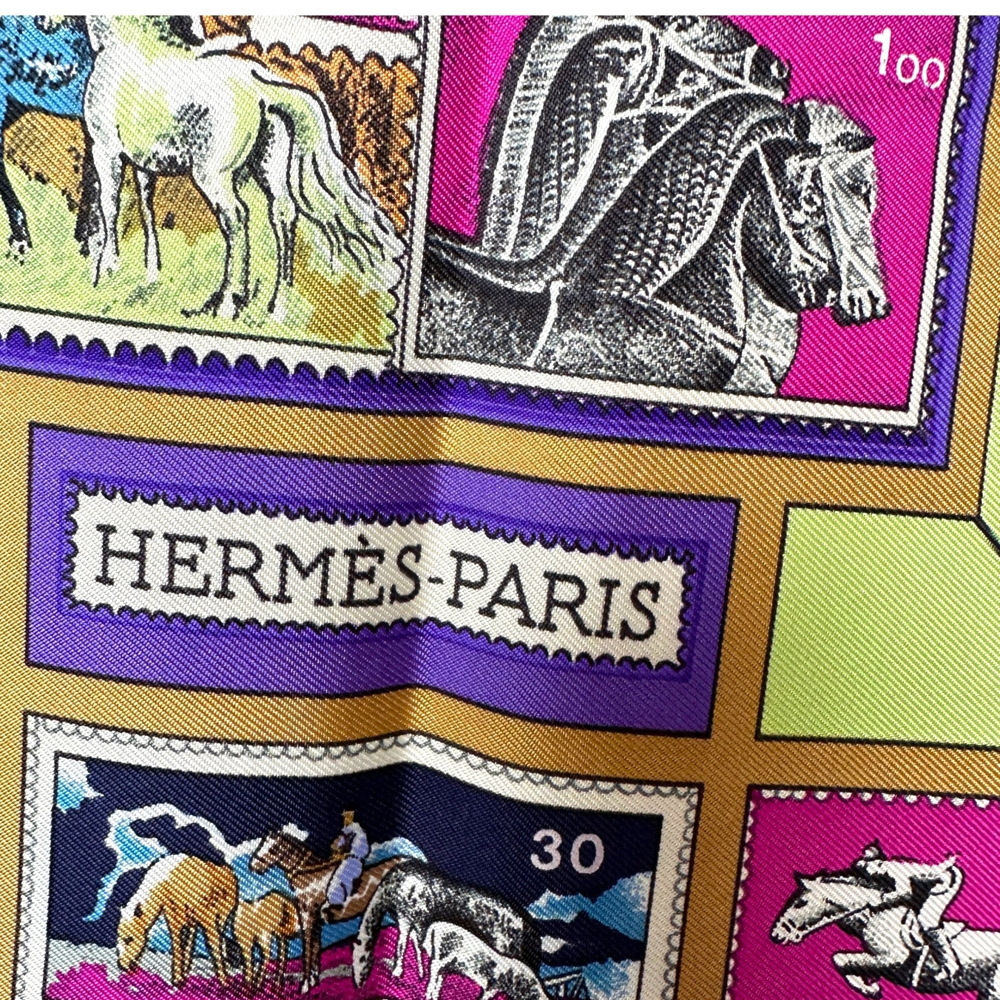 Correspondance - FOULARD HERMES 90 CM - Carré Society