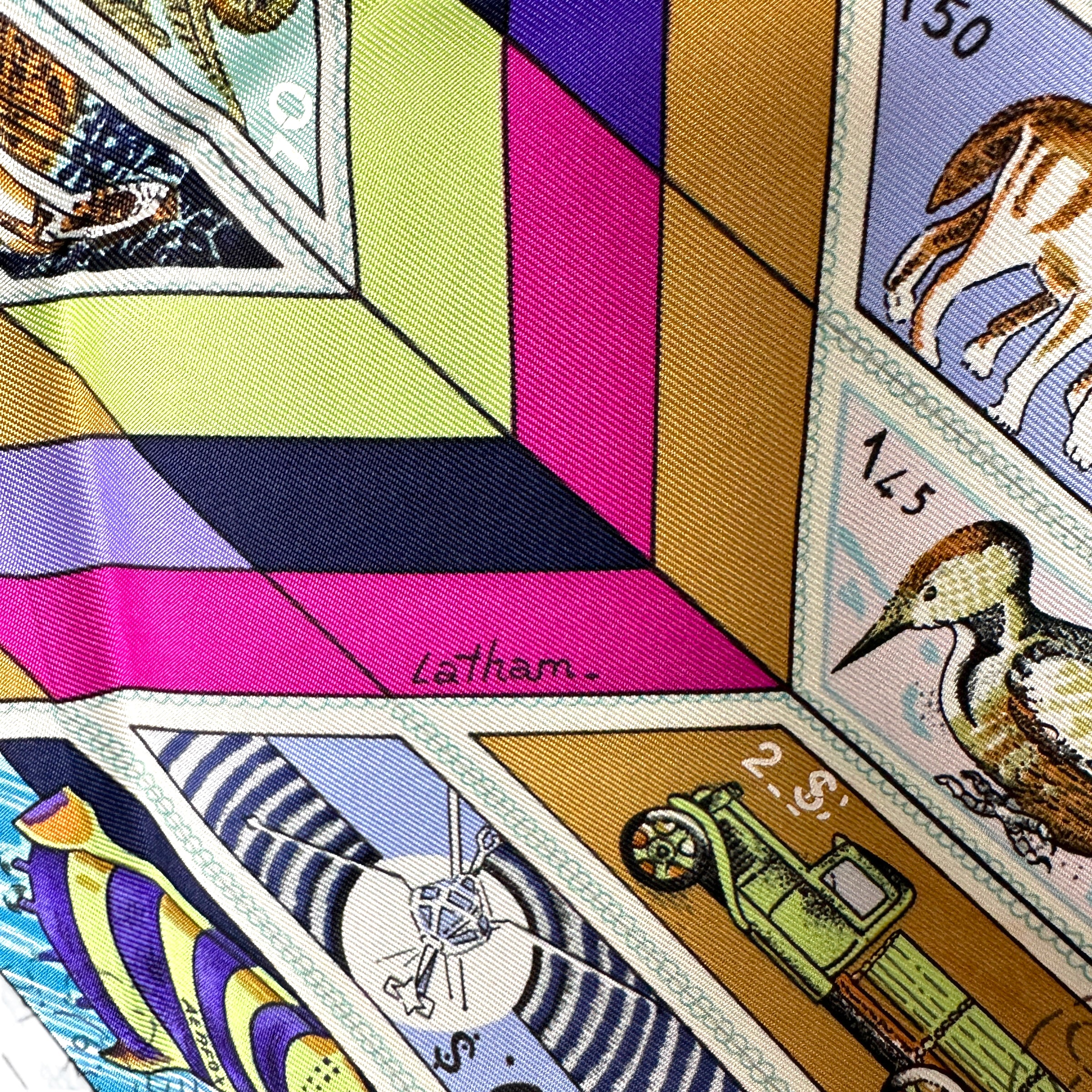 foulard-hermes-correspondance-signature-latham