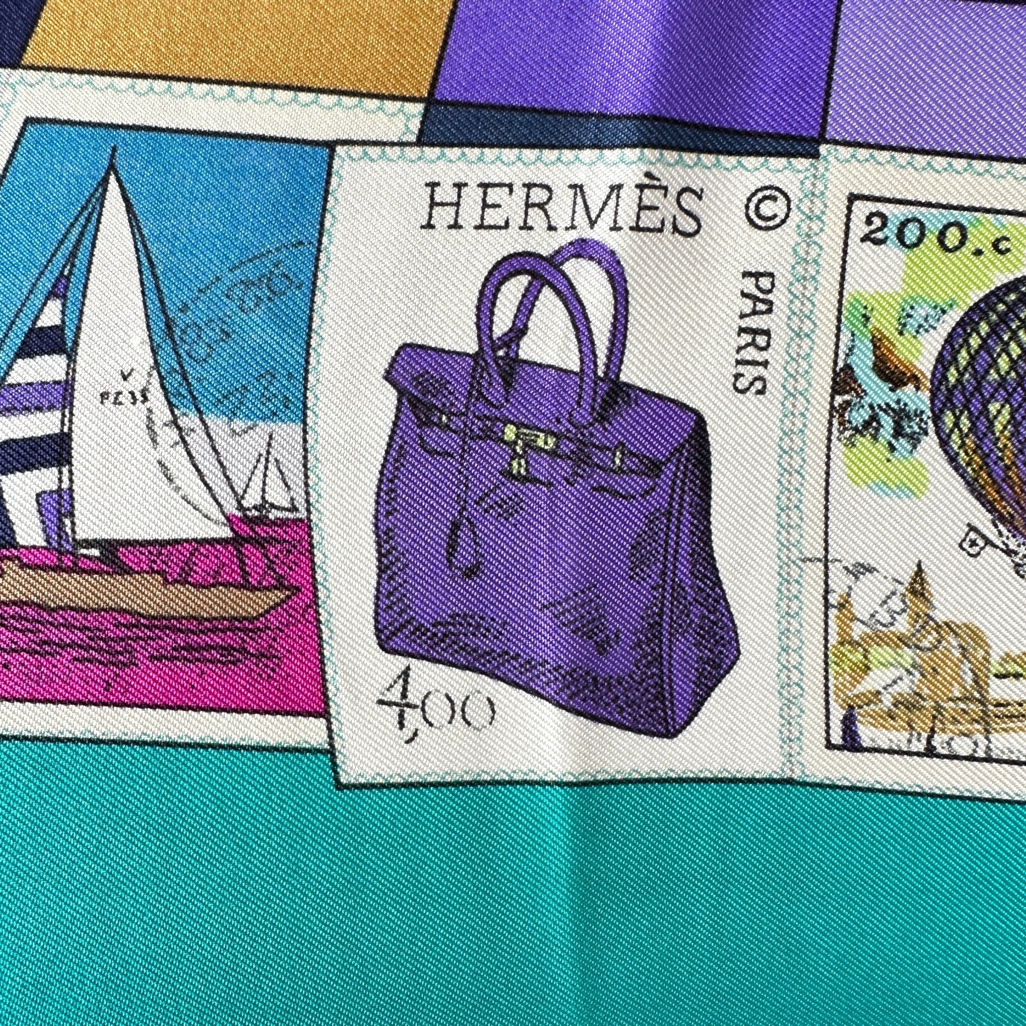 Correspondance - FOULARD HERMES 90 CM - Carré Society