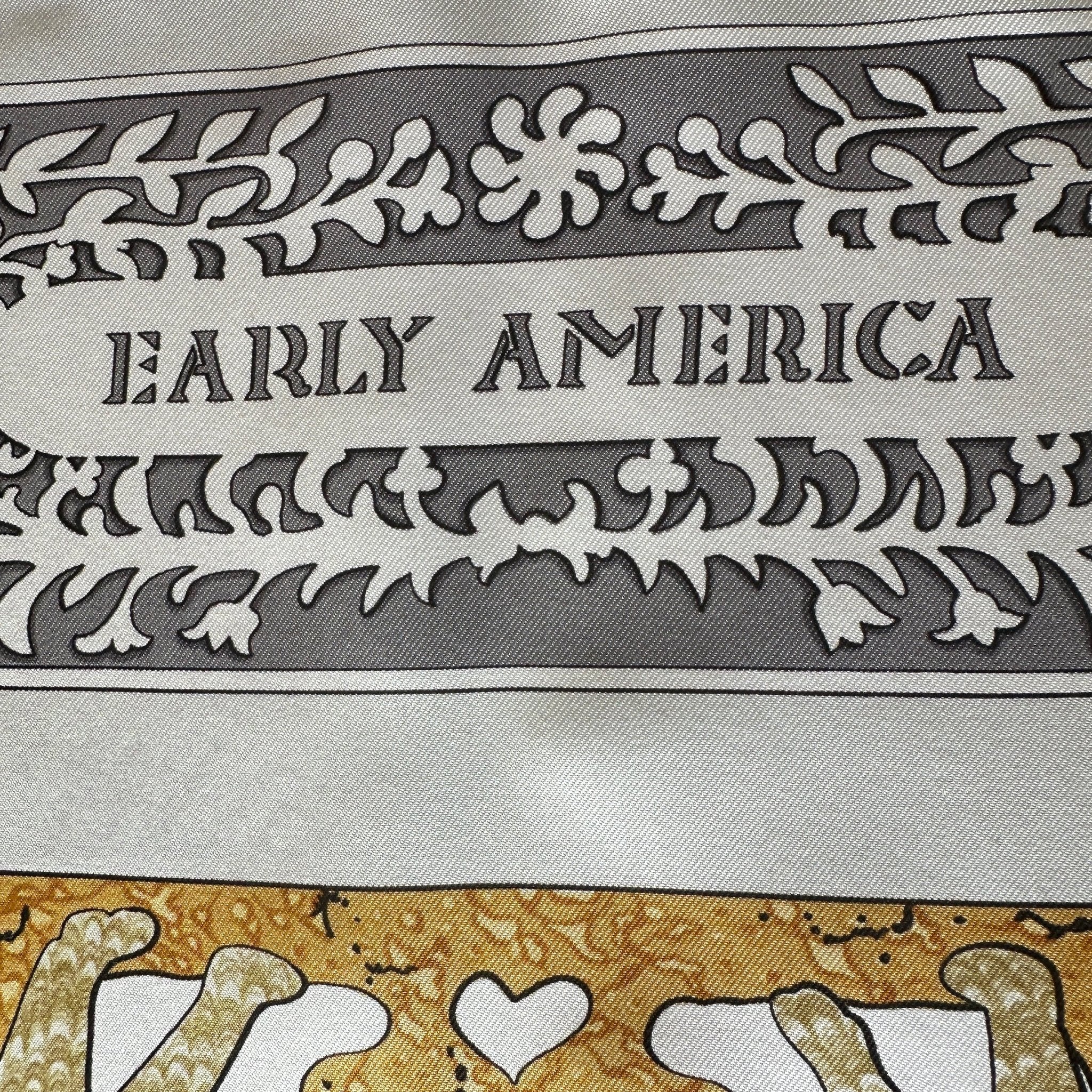 Early America - FOULARD HERMES 90CM - Carré Society