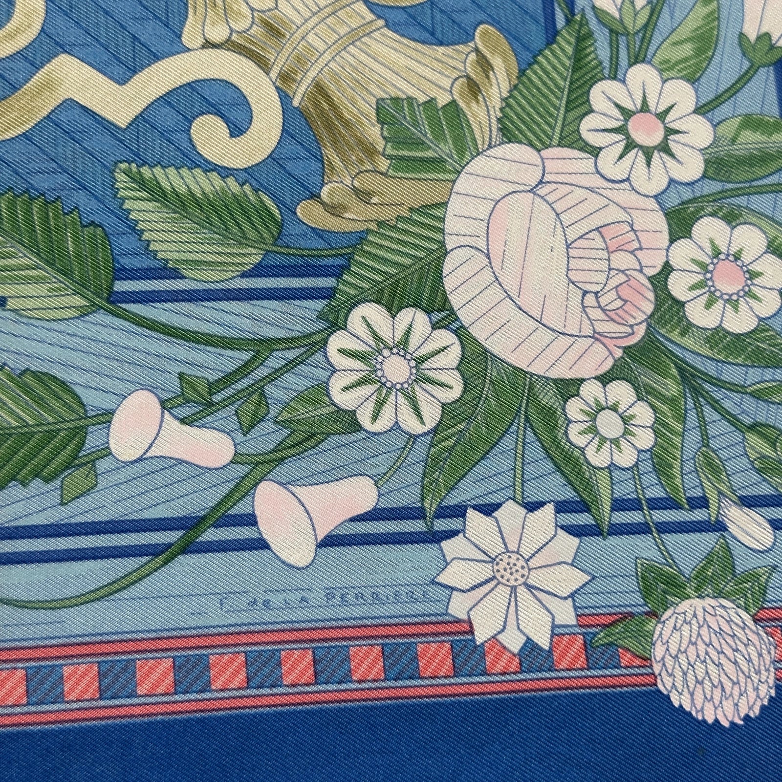 Foulard Hermès signé Françoise de la Perrière