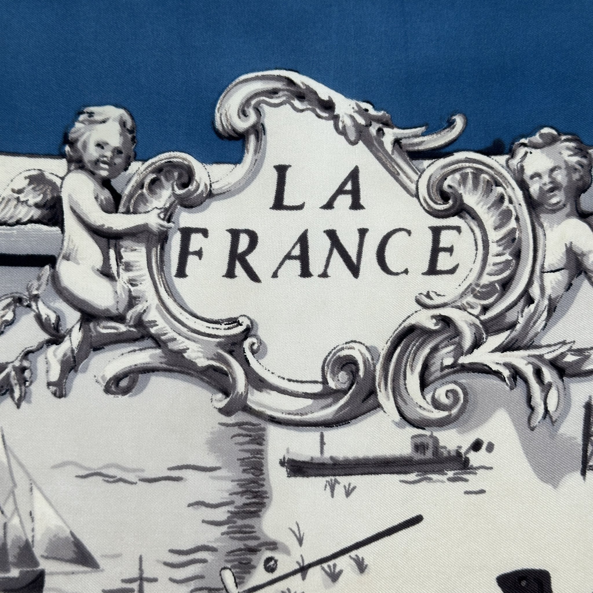 La France - FOULARD HERMES - 1959