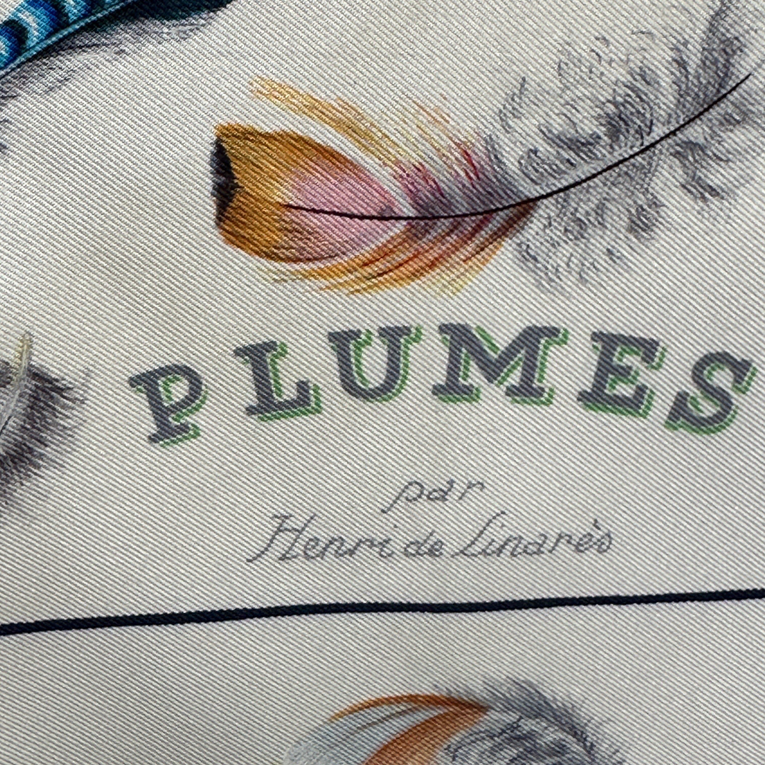 Plumes - FOULARD HERMES 90 CM