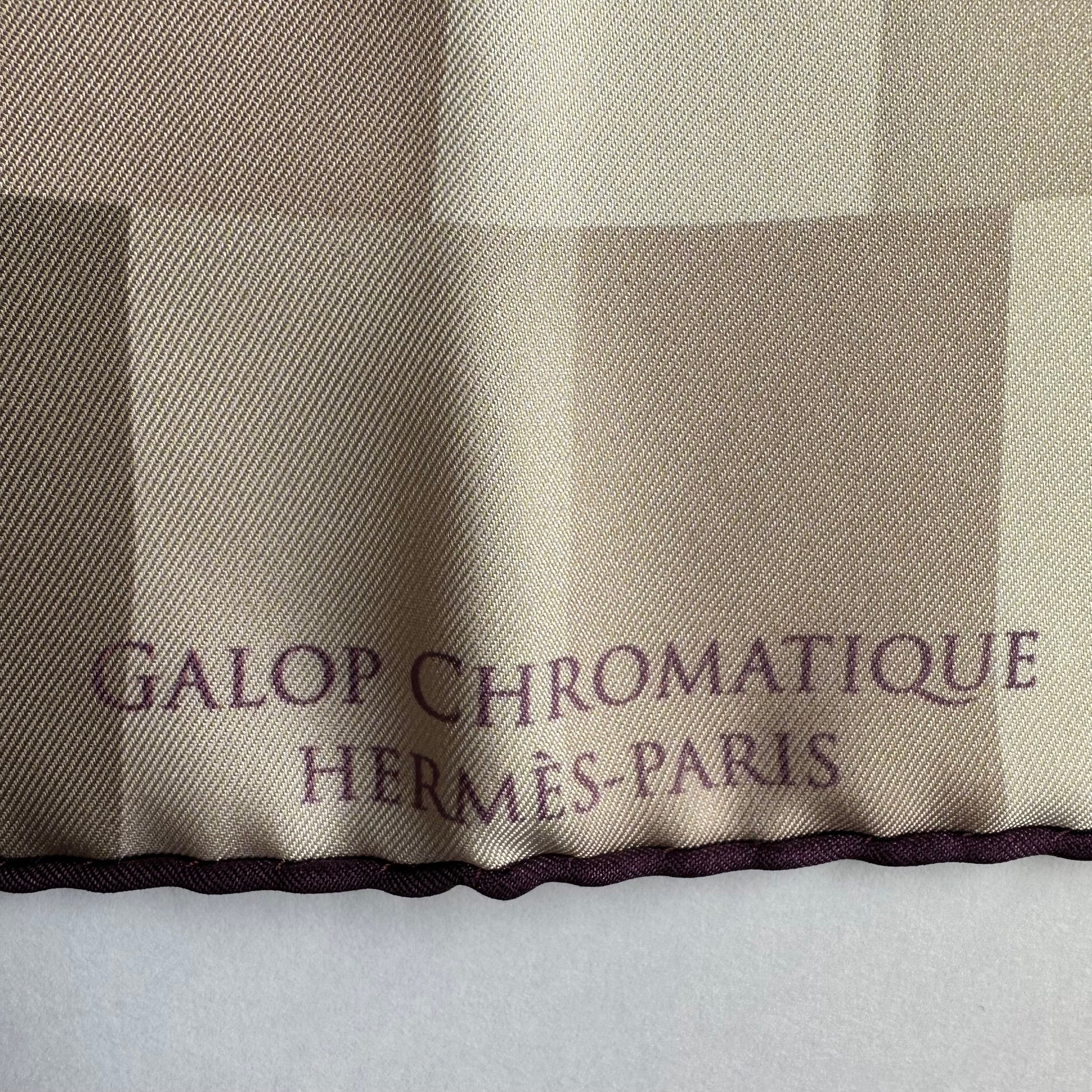 Galop chromatique - FOULARD HERMES 90 cm